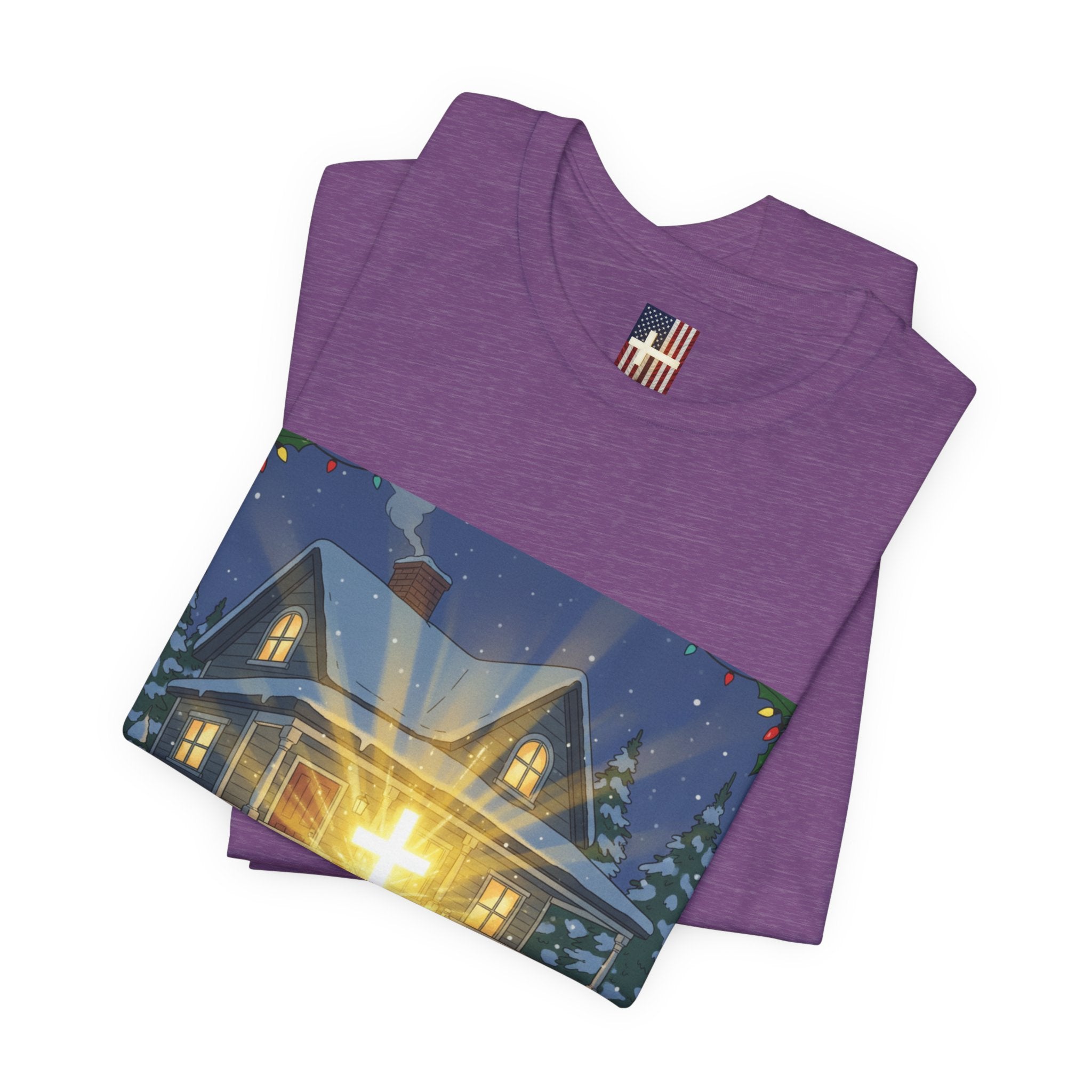 A Major Award This Christmas T-shirt – Fragile Leg Lamp Parody Cross Unboxing Christian T-shirt for Hilarious Faith & Holiday Glow Printify