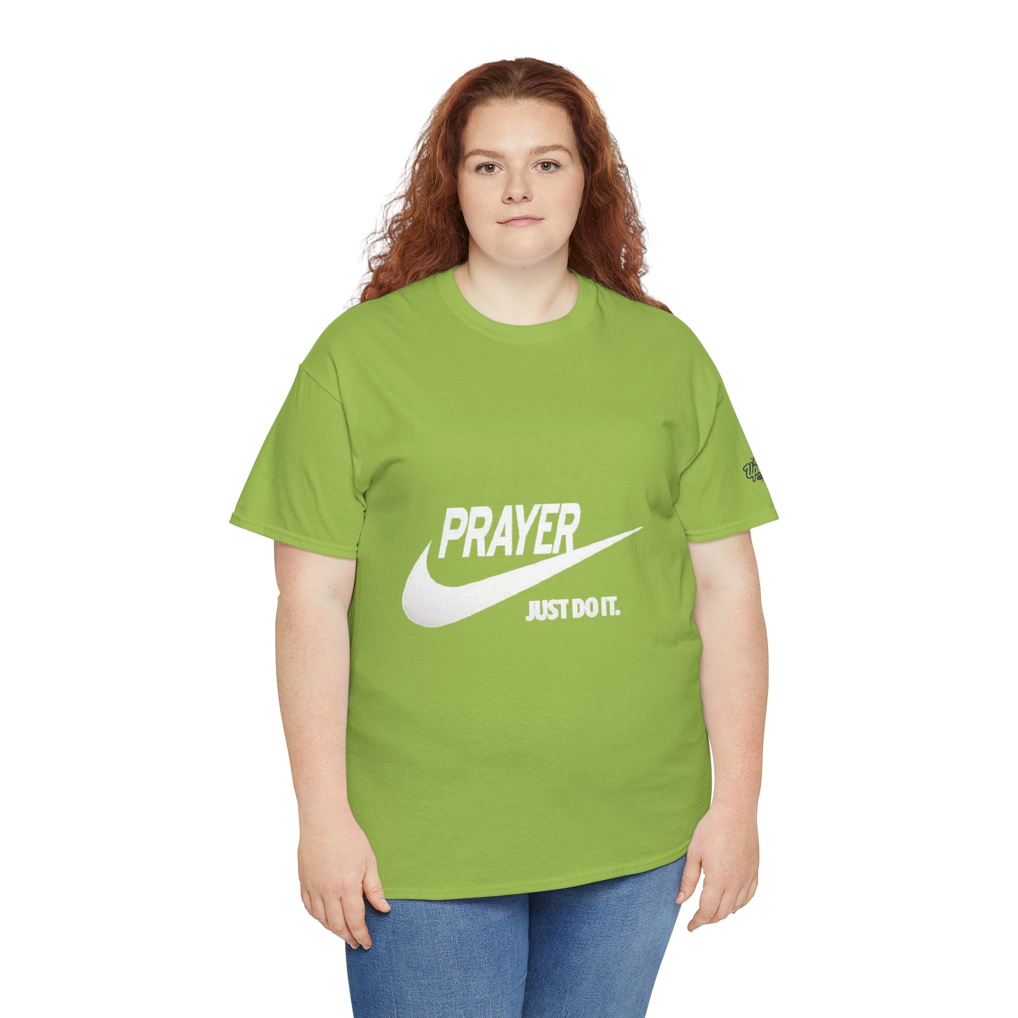 Prayer Just Do It T-shirt - Funny Christian Nike Parody T-shirt - Faith Gear Printify