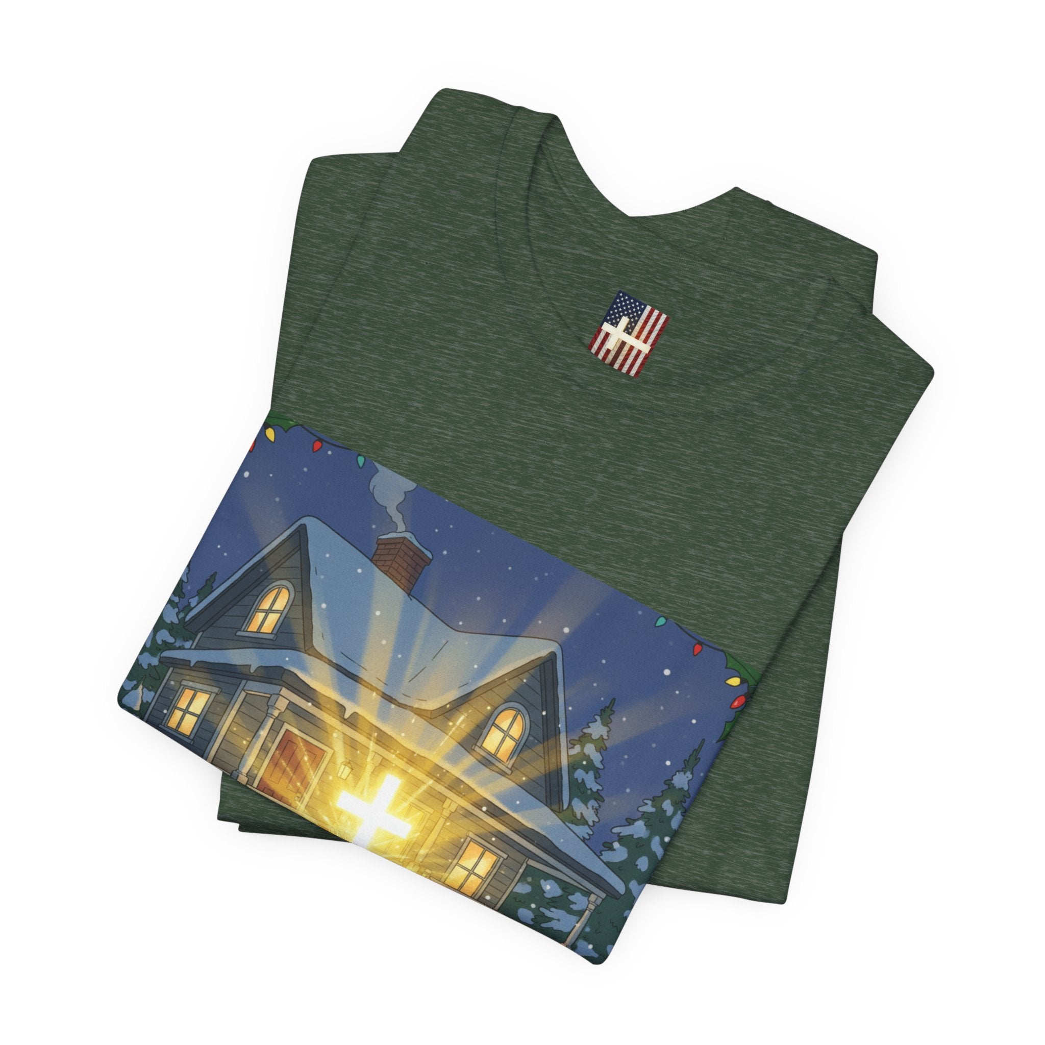 A Major Award This Christmas T-shirt – Fragile Leg Lamp Parody Cross Unboxing Christian T-shirt for Hilarious Faith & Holiday Glow Printify