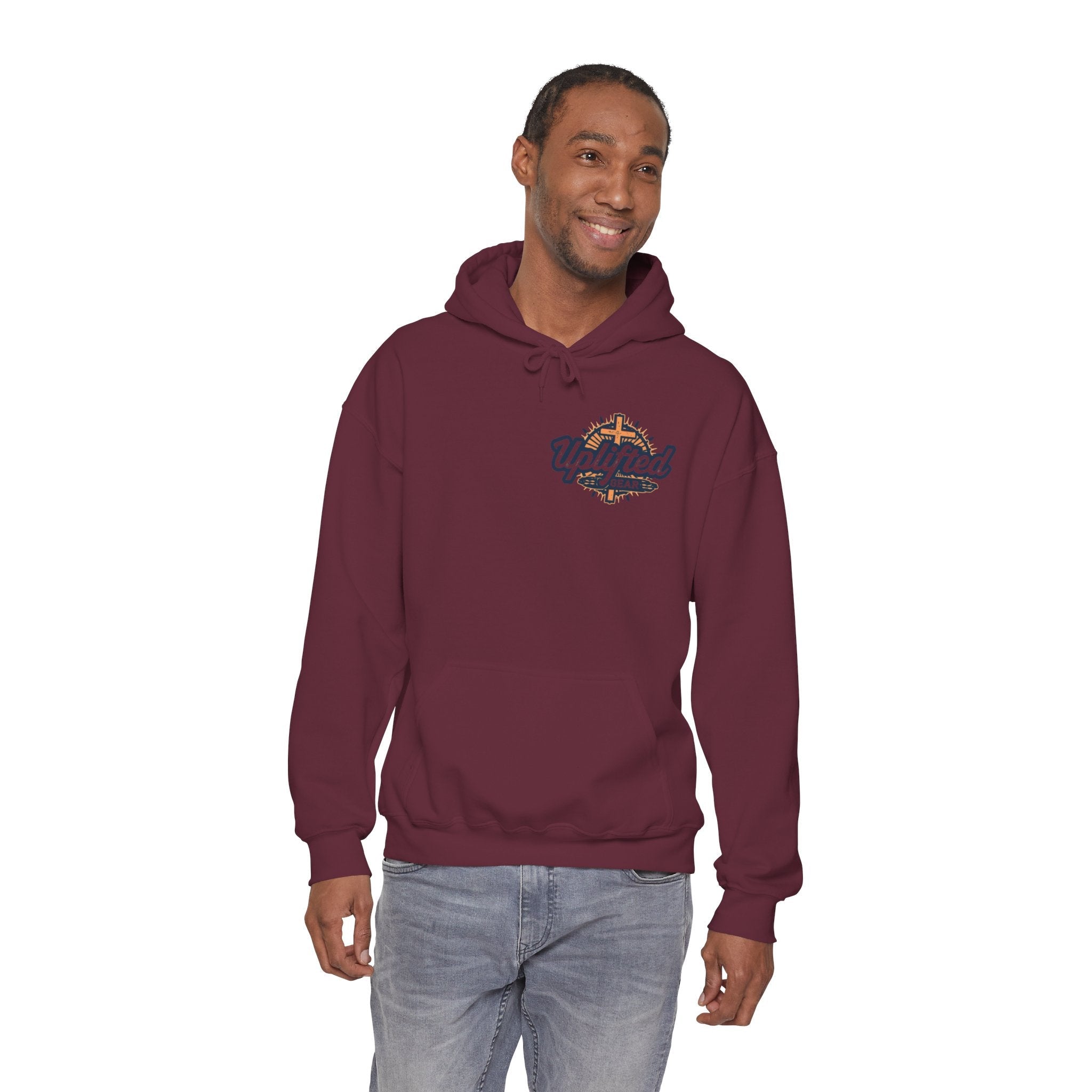 I Can’t, But I Know a Guy Hoodie – Jesus Cross Christian Hoodie for Cozy Faith Printify