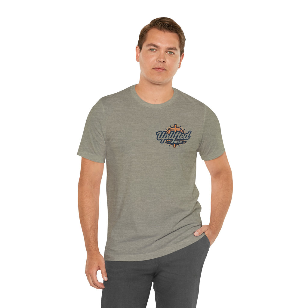 Religious Graphic Tee with Armor Of God Design Unisex Jersey Short Sleeve Tee Printify