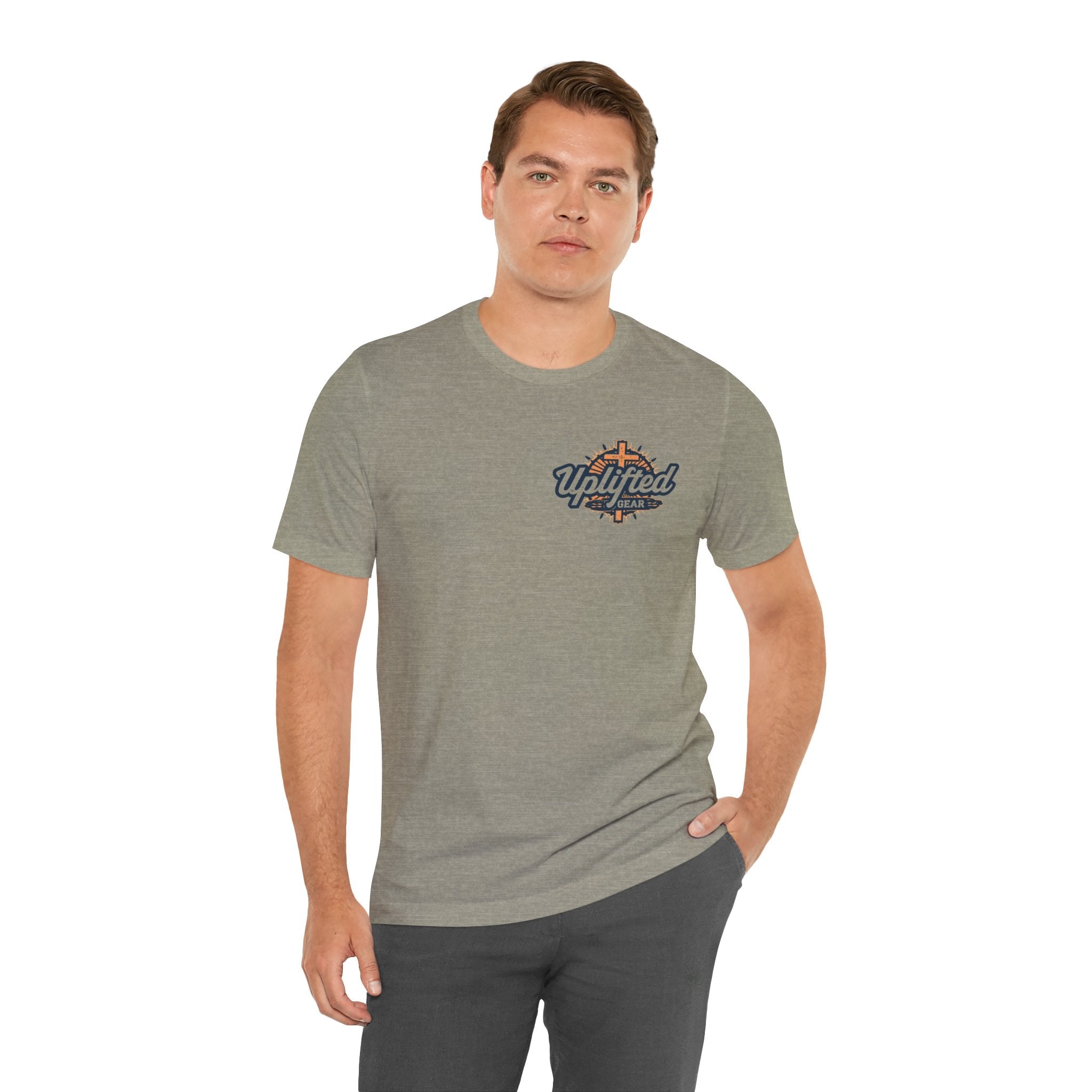Religious Graphic Tee with Armor Of God Design Unisex Jersey Short Sleeve Tee Printify