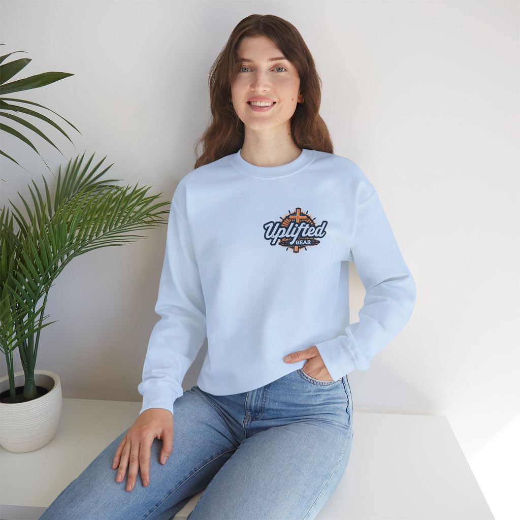 Abide Sweatshirt – Vine Wrapped John 15:5 Christian Sweatshirt for Cozy Devotion Printify