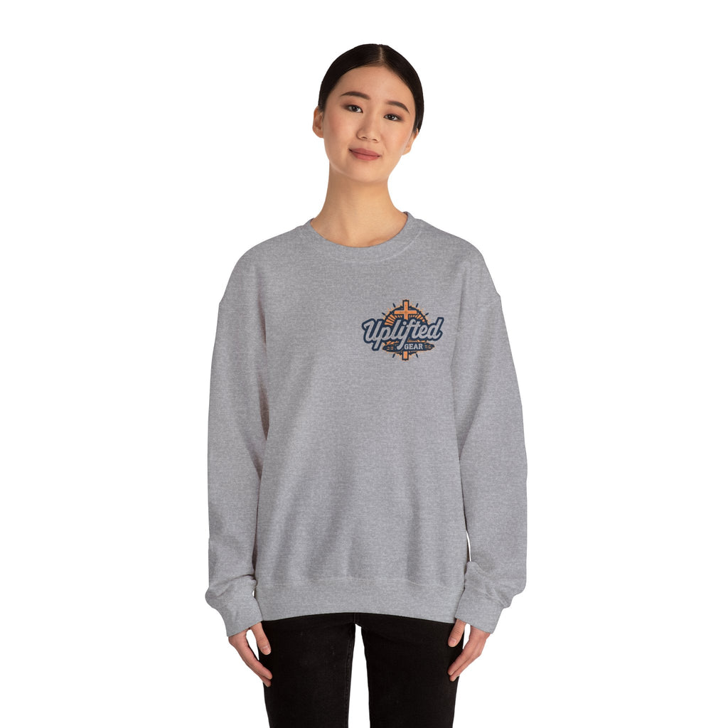 Religious Graphic Armor Of God Design - Unisex Heavy Blend™ Crewneck Sweatshirt Printify