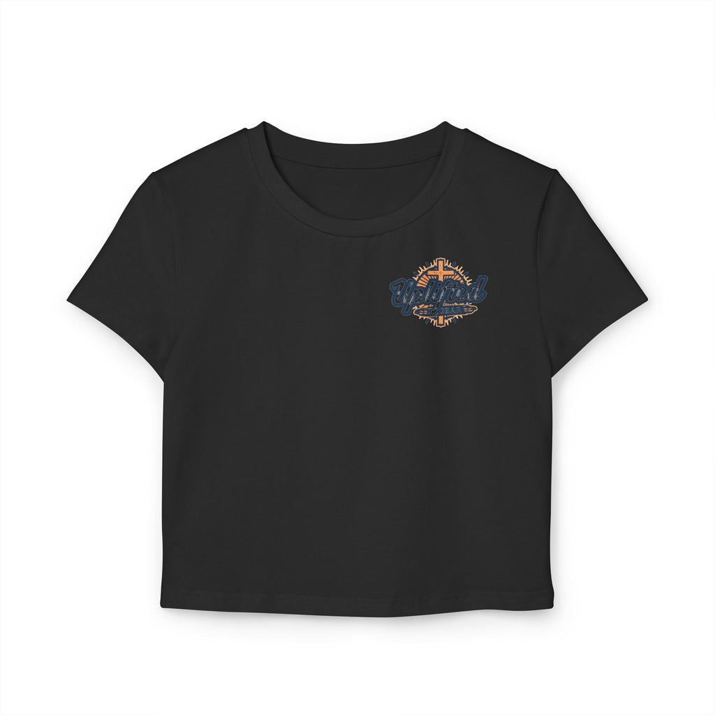 Women's Baby Tee - Ephesians 6:11 Bible Verse Religious Design Printify