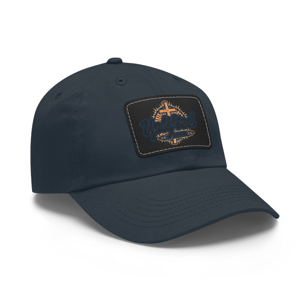 Uplifted Gear Dad Hat Christian Brand Rectangle Printify