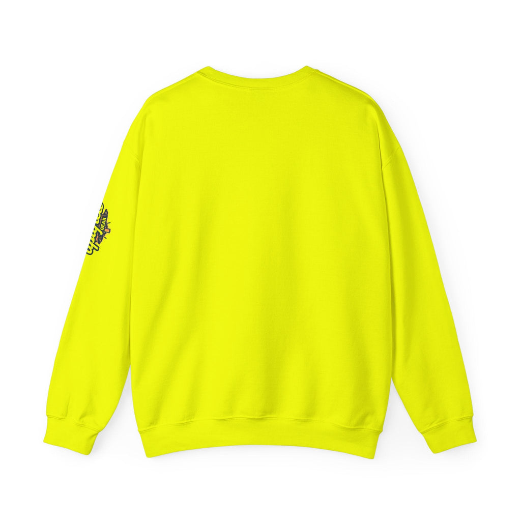 Jesus Ichthys Sweatshirt – Christian Fish Symbol with Cross & Jesus Inscription Sweatshirt for Eternal Faith & Streetwear Printify