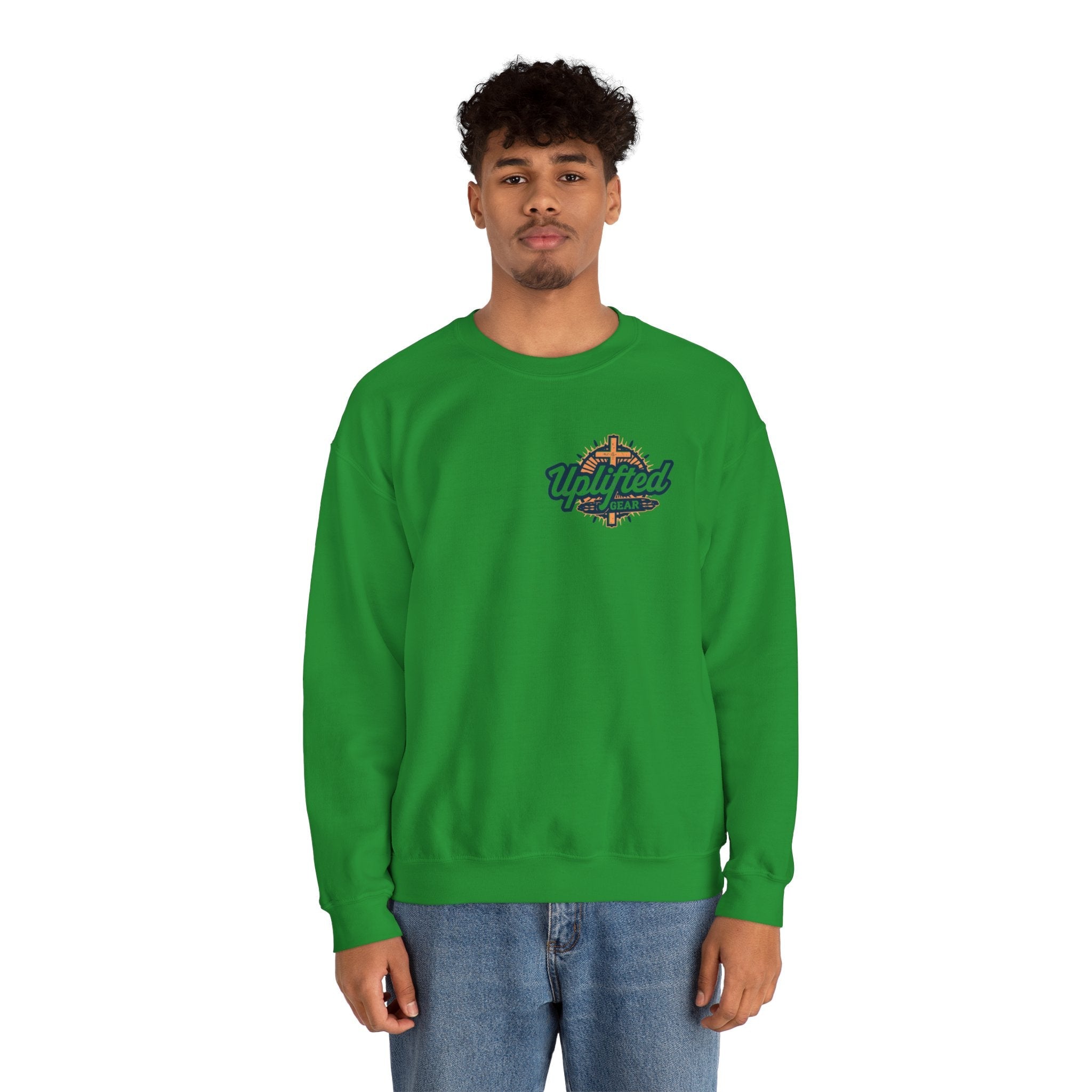 Religious Graphic Armor Of God Design - Unisex Heavy Blend™ Crewneck Sweatshirt Printify