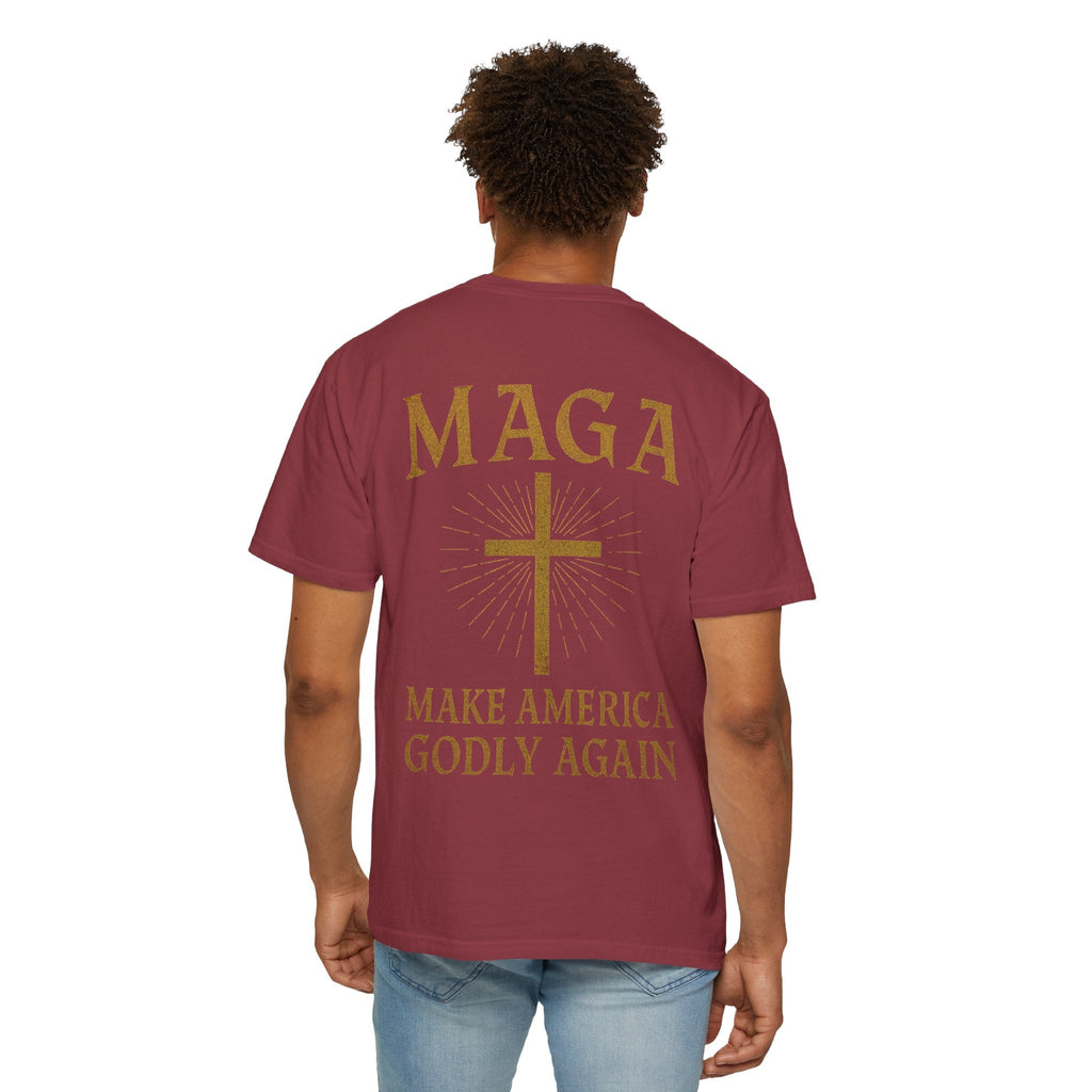 Make America Godly Again T-Shirt – MAGA Christian Patriotic Tee for Bold Faith & Freedom Printify