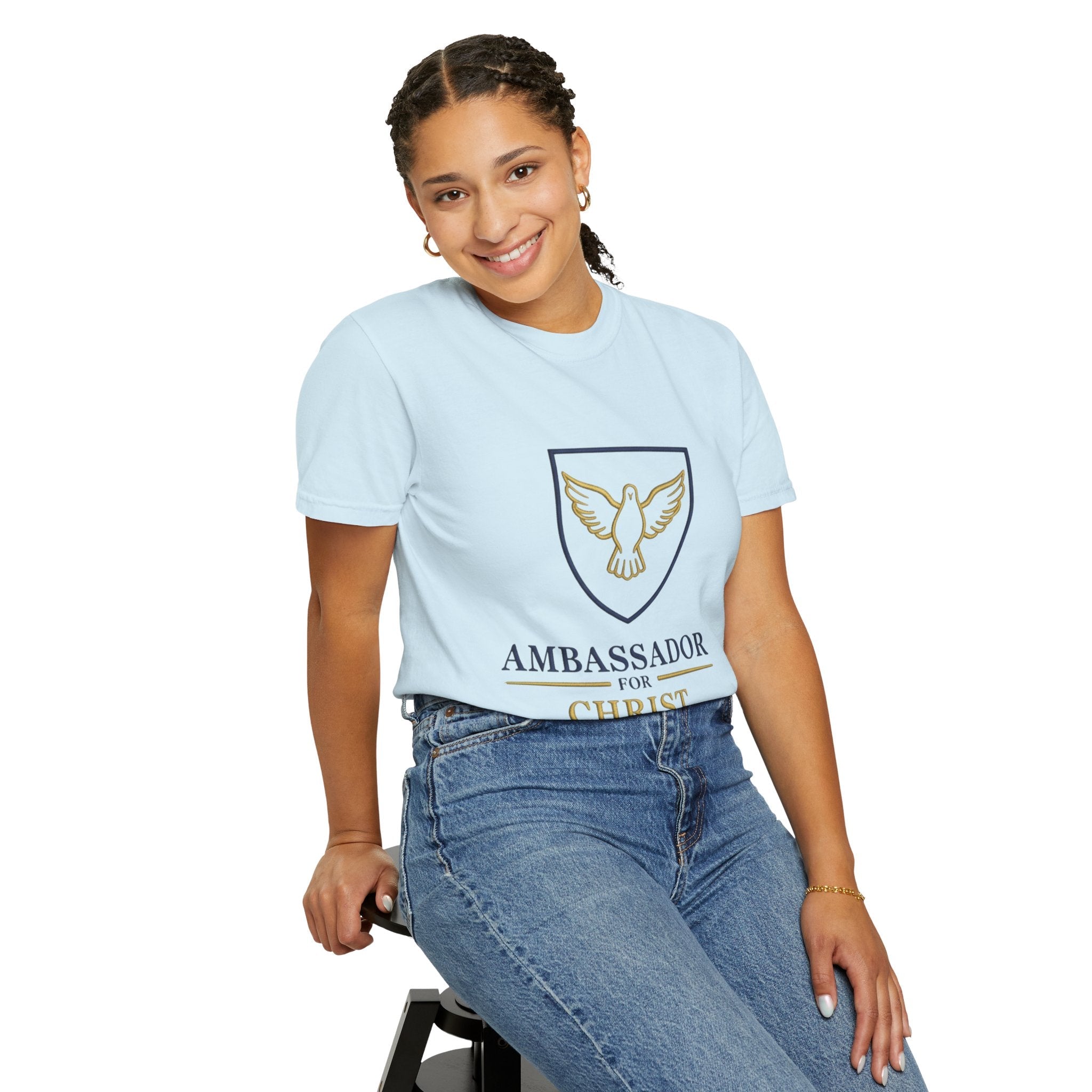 Ambassador for Christ T-Shirt – Established 33 AD Christian Tee for Bold Faith Printify