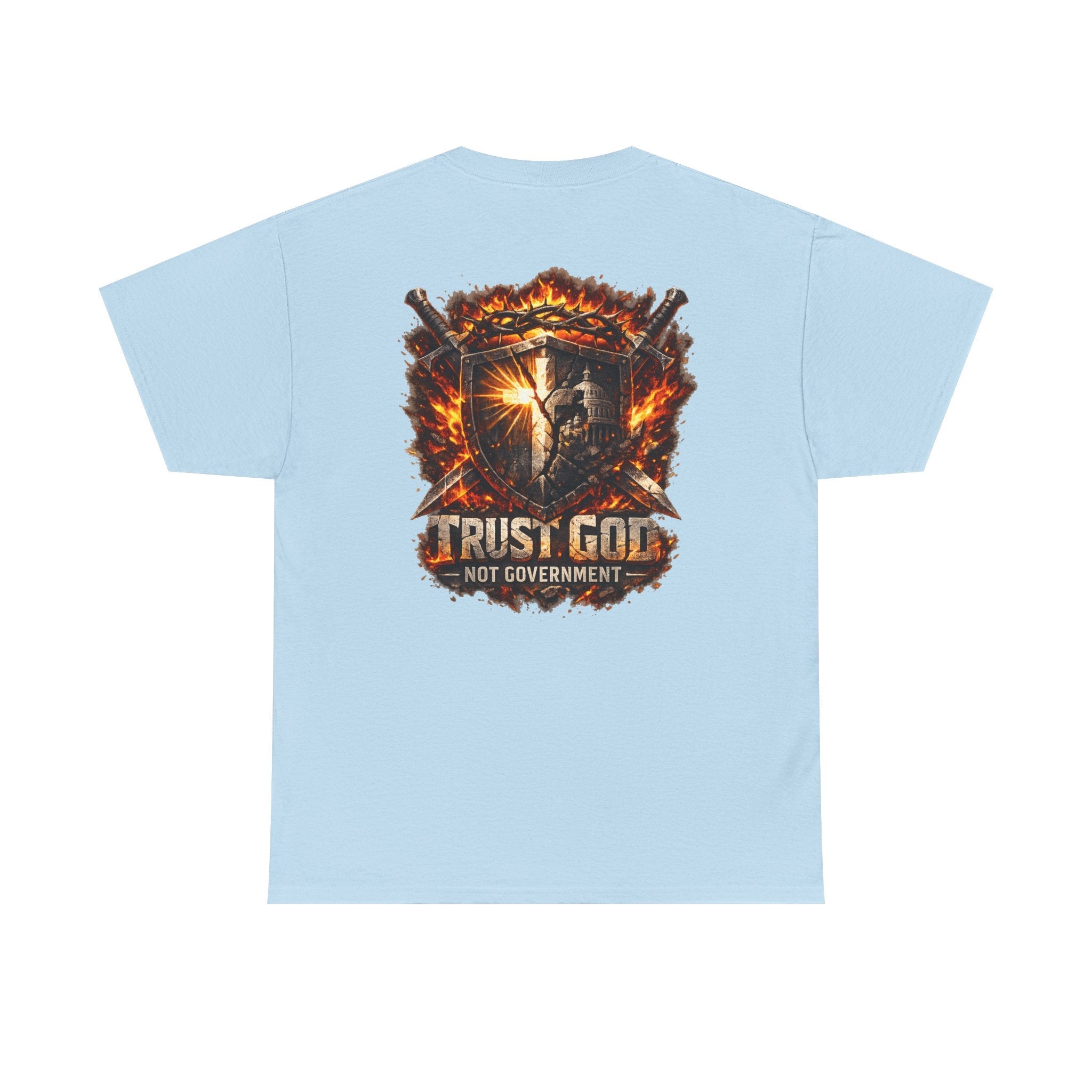 Faith & Freedom Tee — "Trust God Not Government" Patriotic Christian T-Shirt Printify