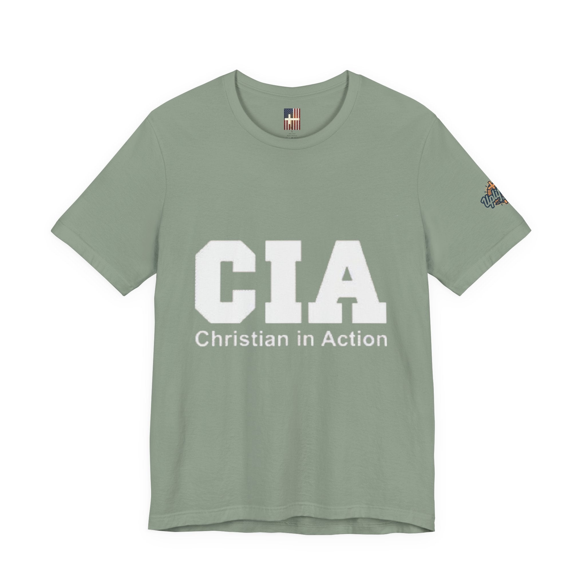 CIA Christian in Action T-shirt - Funny Faith Parody T-shirt - Mission Ready Apparel Printify