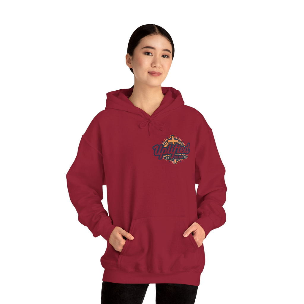 🔥 Not Today, Satan – Retro 90s Christian Hoodie | Neon Faith Tee | Funky Cartoon Devil | Bold Bible Verse Shirt | Uplifted Gear Printify