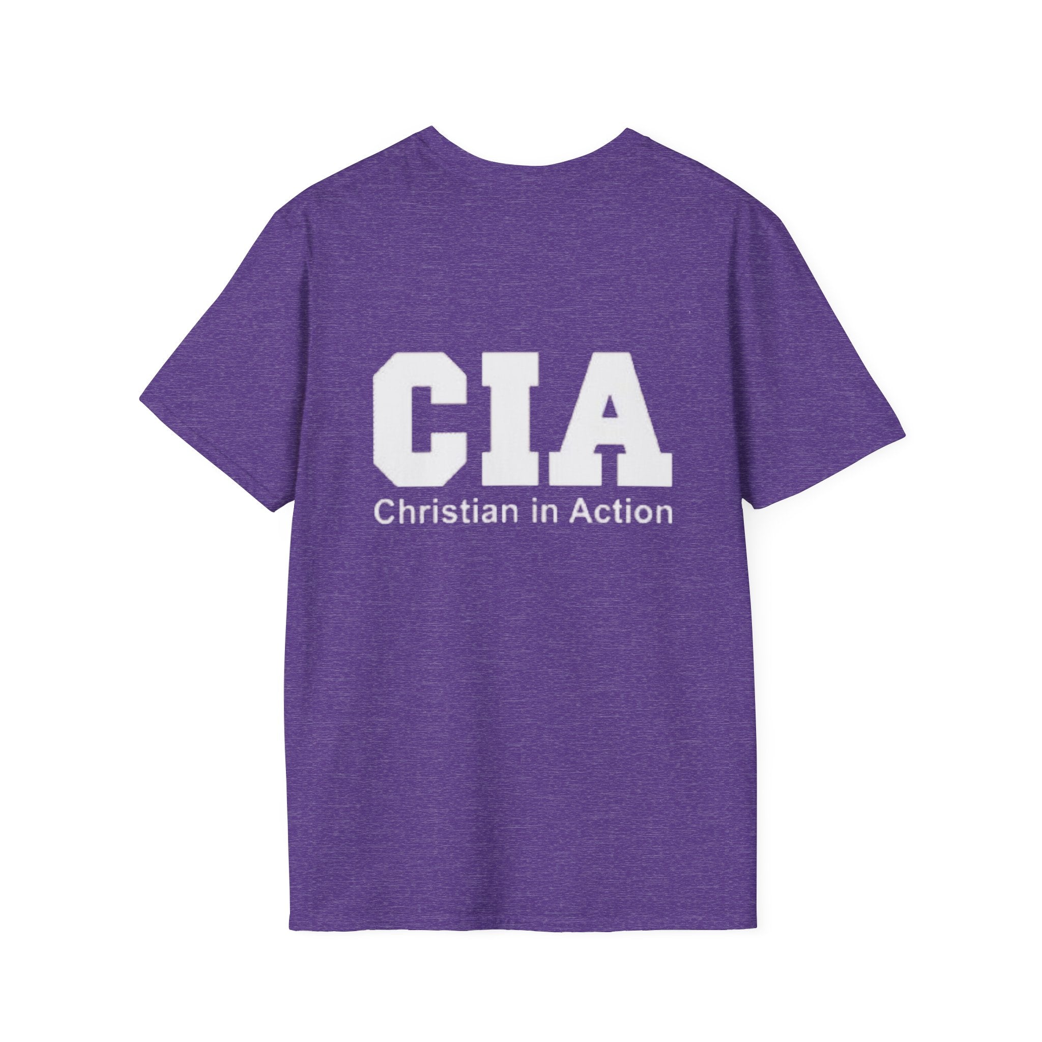 CIA Christian in Action T-shirt - Funny Faith Parody T-shirt - Mission Ready Apparel Printify