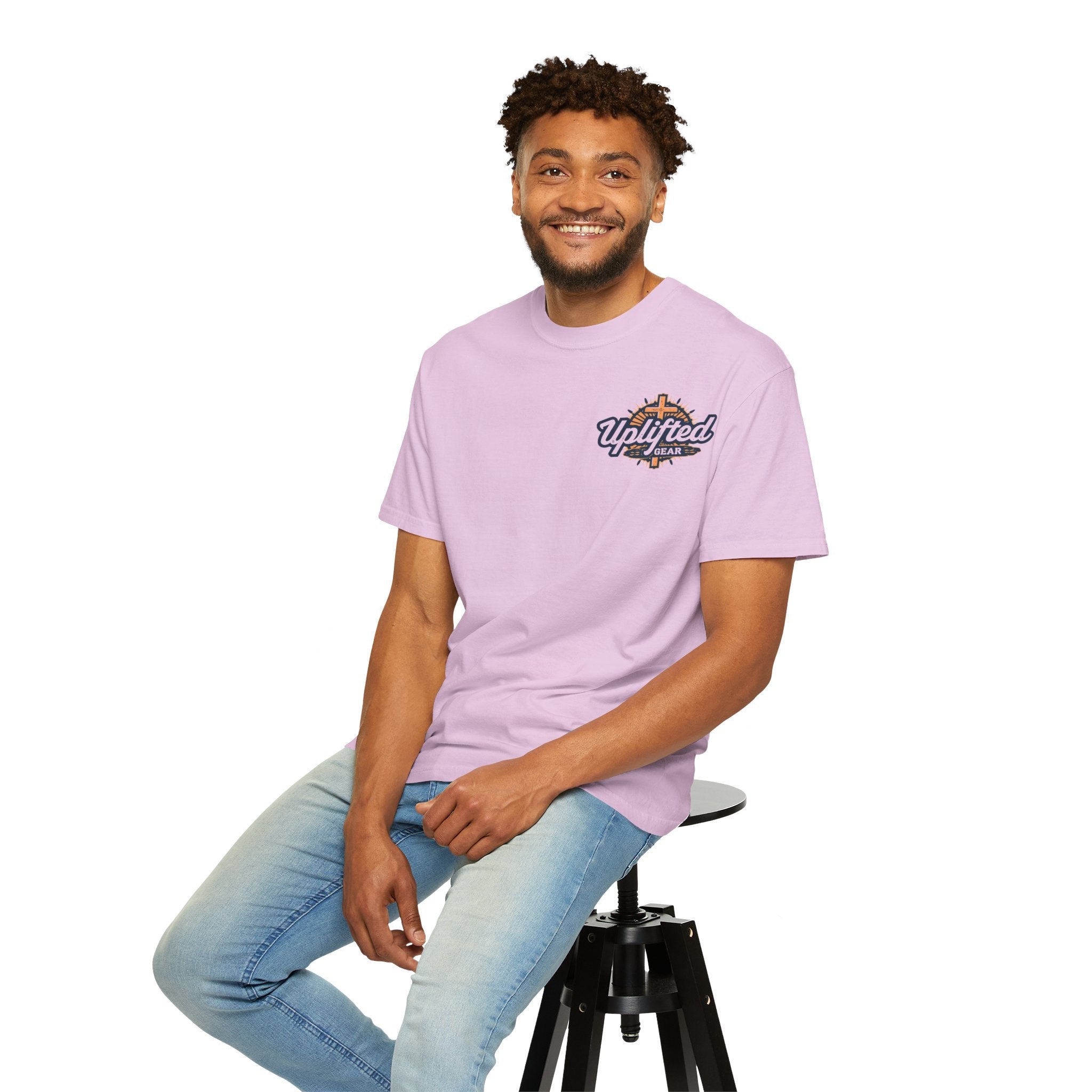 Trust in The Lord Proverbs 3:5-6 Biblical Design Unisex Garment-Dyed T-shirt Printify