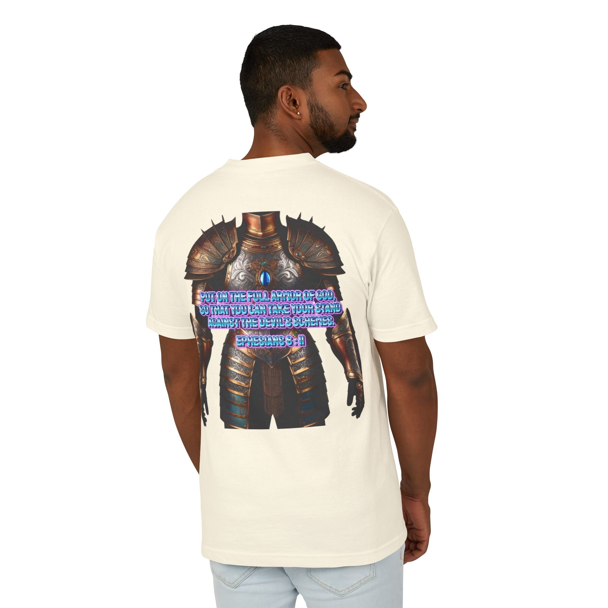 Bible Verse Tee - Ephesians 6:11 Put on the Armor of God Unisex Shirt Printify