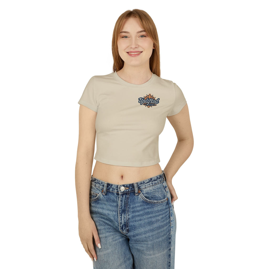 Women's Baby Tee - Isaiah 41:10 Bible Verse Religious Design Printify