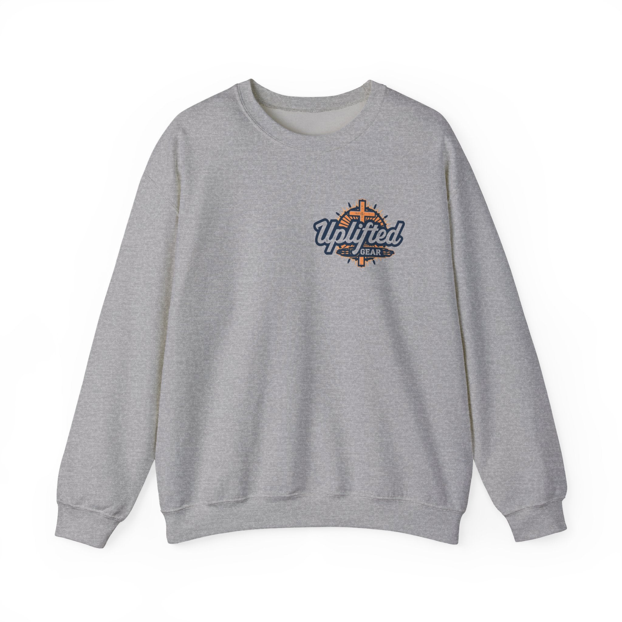 Uplifted Gear Christian Logo Sweatshirt Printify