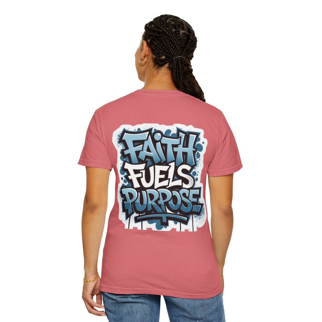 Faith Fuels Purpose T-shirt – Inspirational Christian T-shirt for Divine Drive & Unstoppable Belief Printify