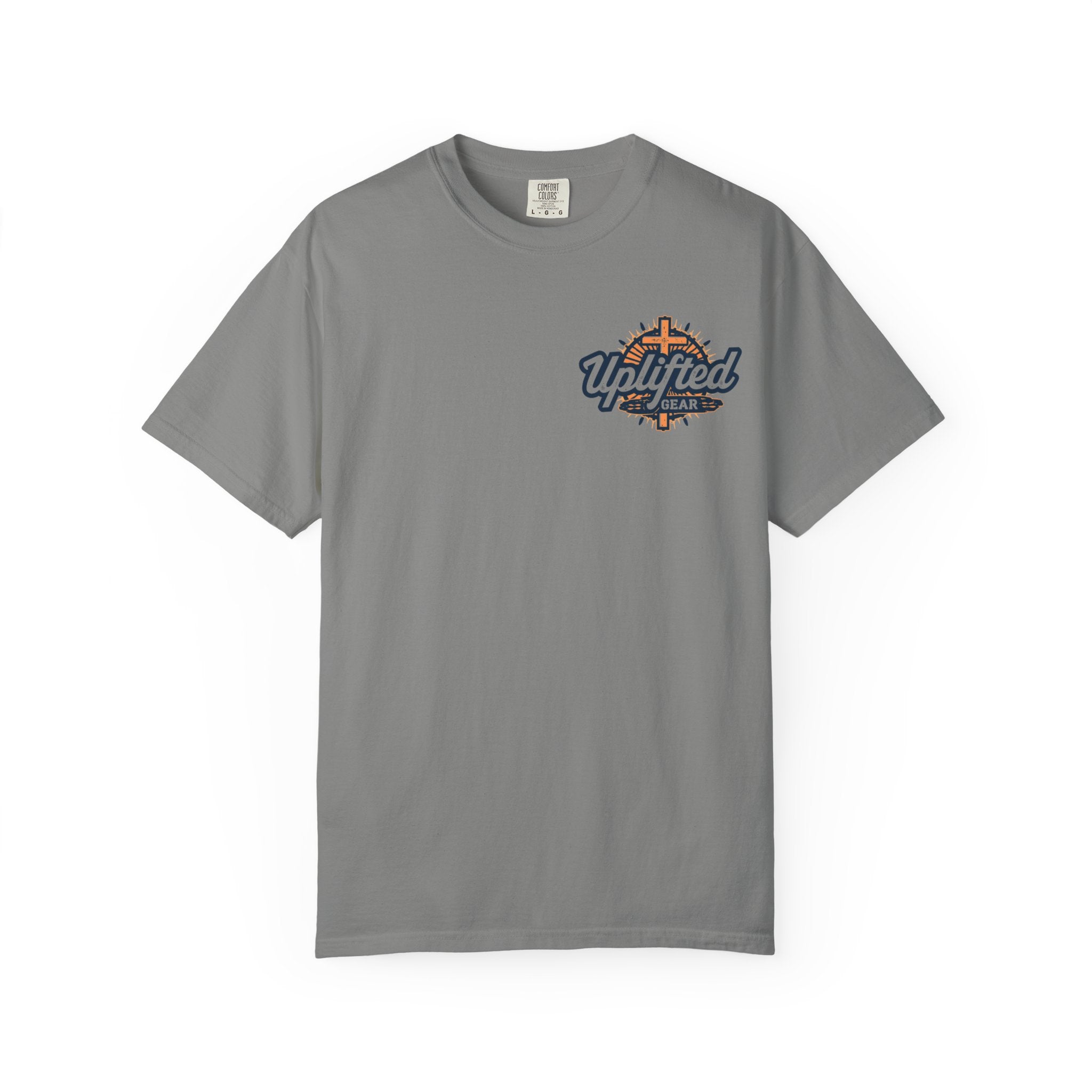 Faith Over Fear T-shirt – Graffiti Wall Christian T-shirt for Bold 2 Corinthians 5:7 Streetwear & Unshakable Faith Printify