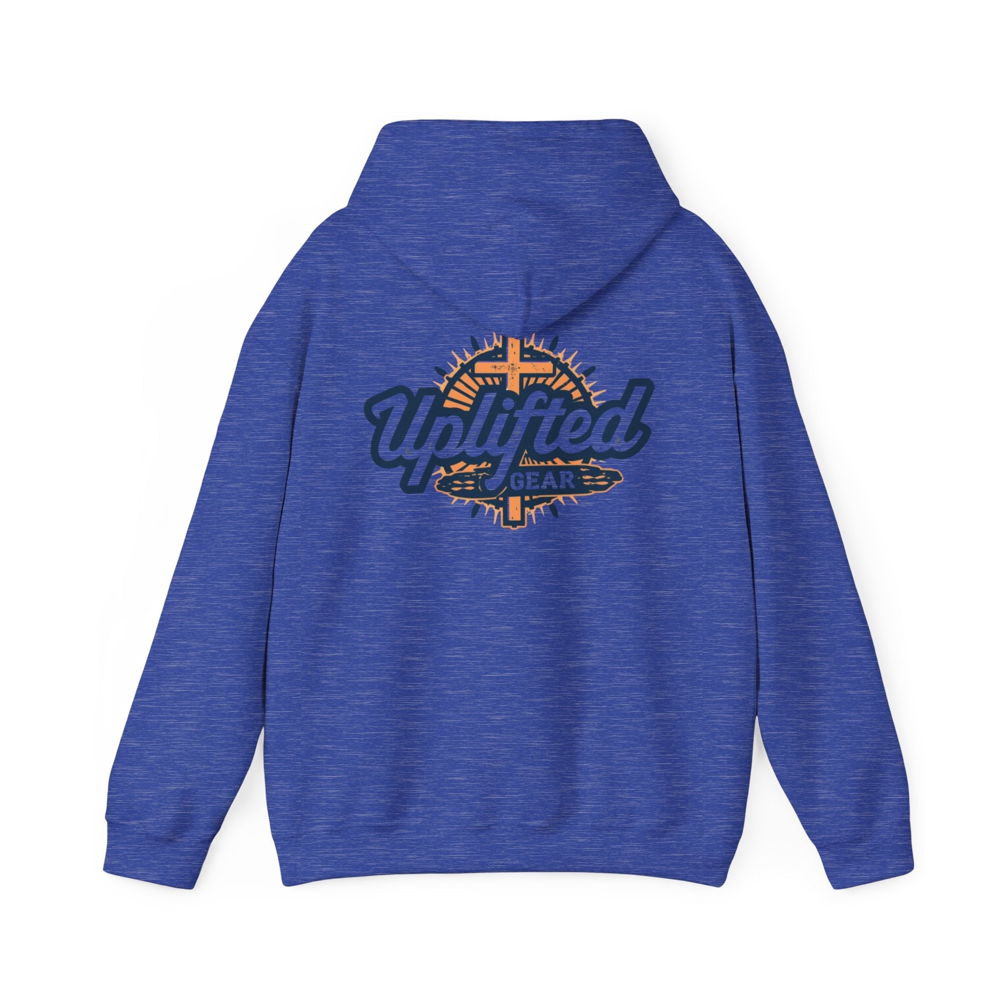 Uplifted Gear Christian Hoodie – Bold Logo Faith Hoodie for Inspired Living Printify