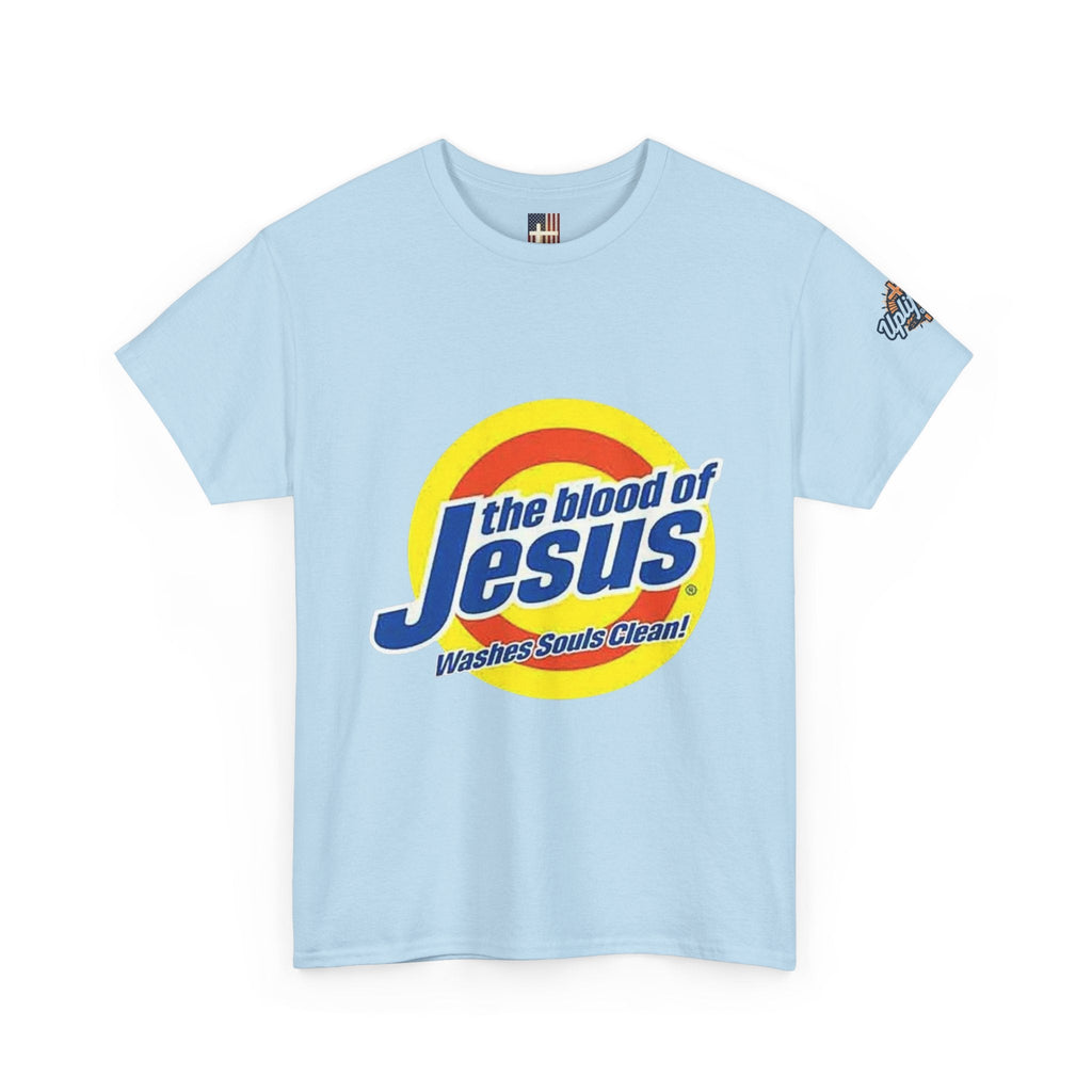 Blood of Jesus Washes Souls Clean T-shirt - Funny Tide Parody - Christian Faith T-shirt Printify