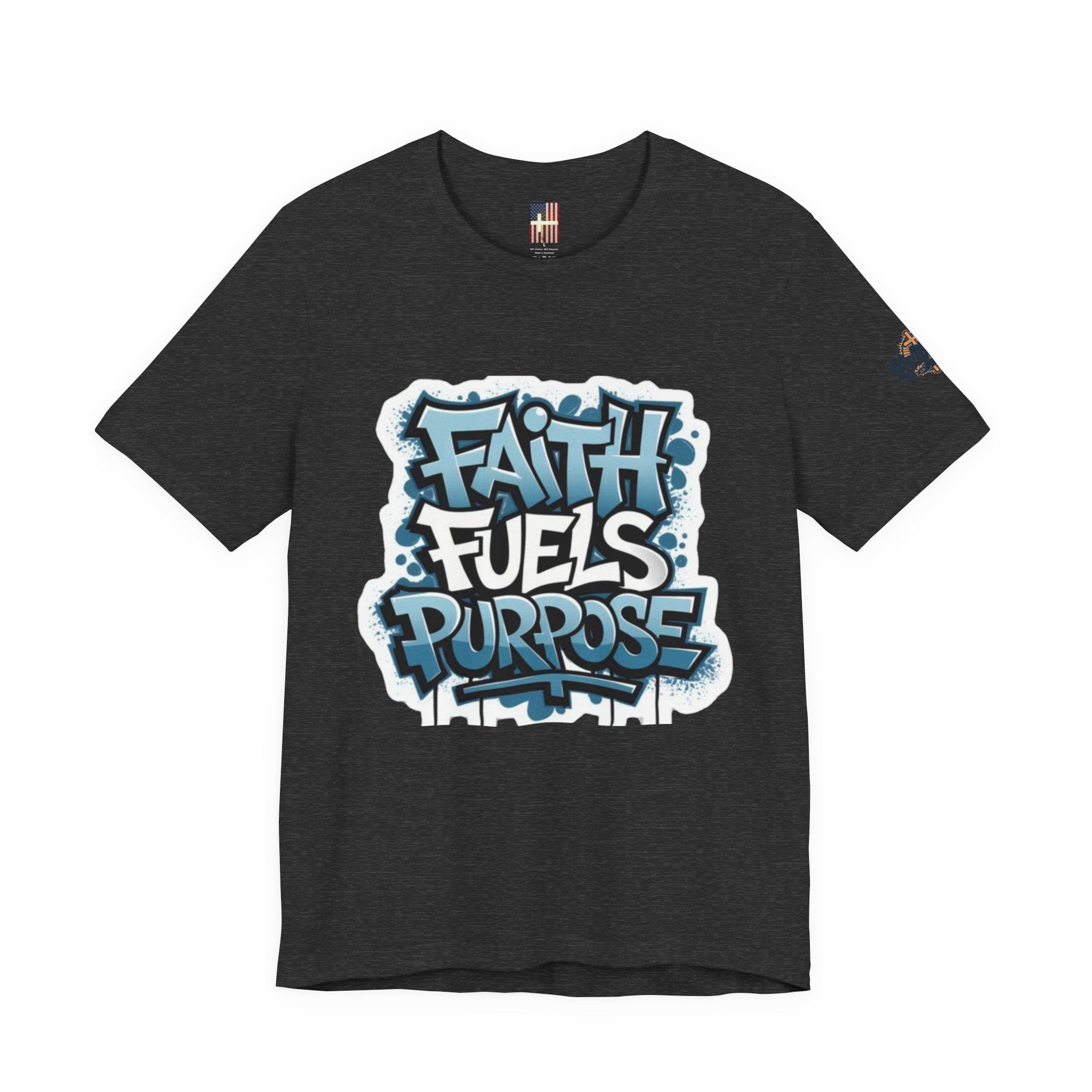 Faith Fuels Purpose T-shirt – Inspirational Christian T-shirt for Divine Drive & Unstoppable Belief Printify