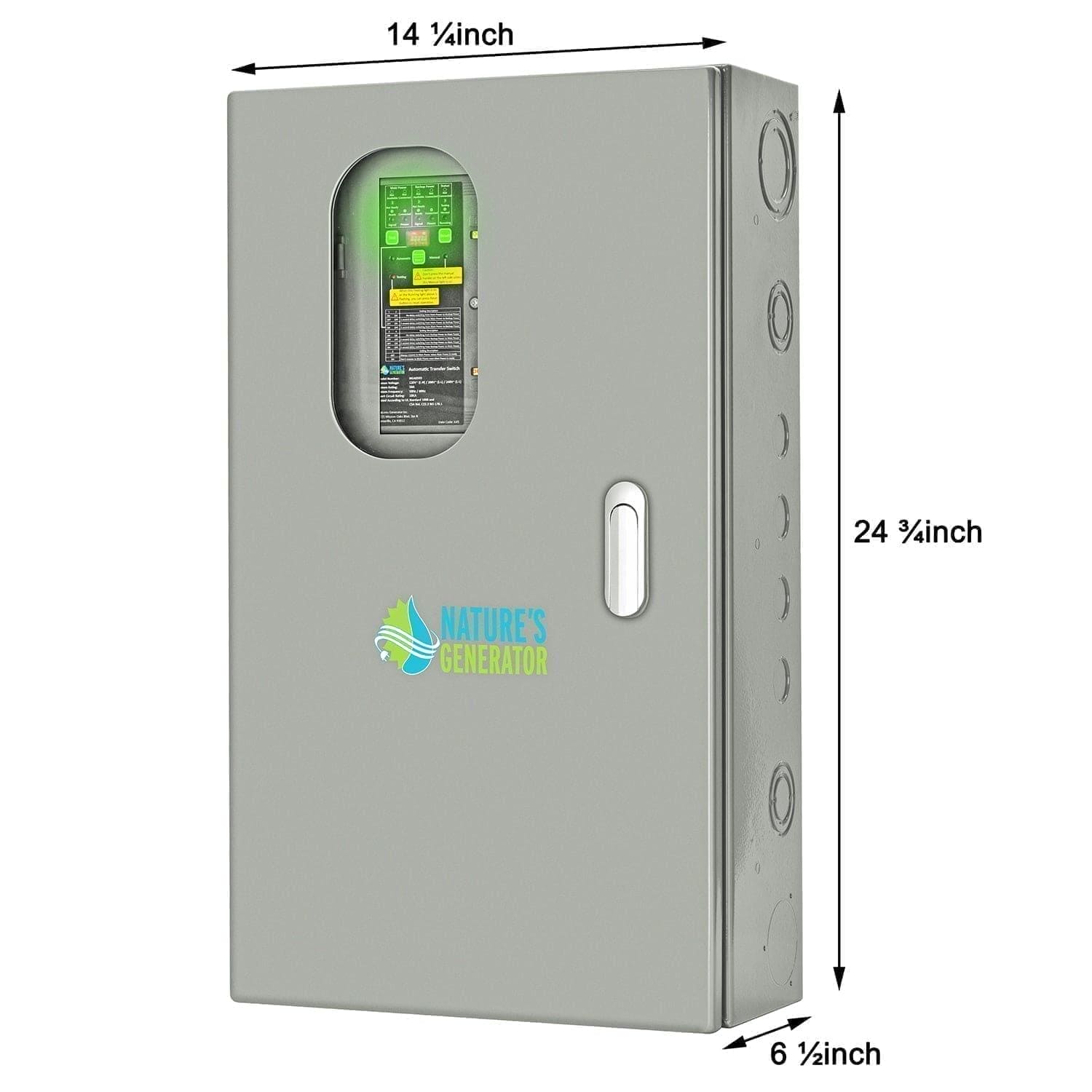 MyGrid 10K with Transfer Switch for House Battery Backup Nature's Generator