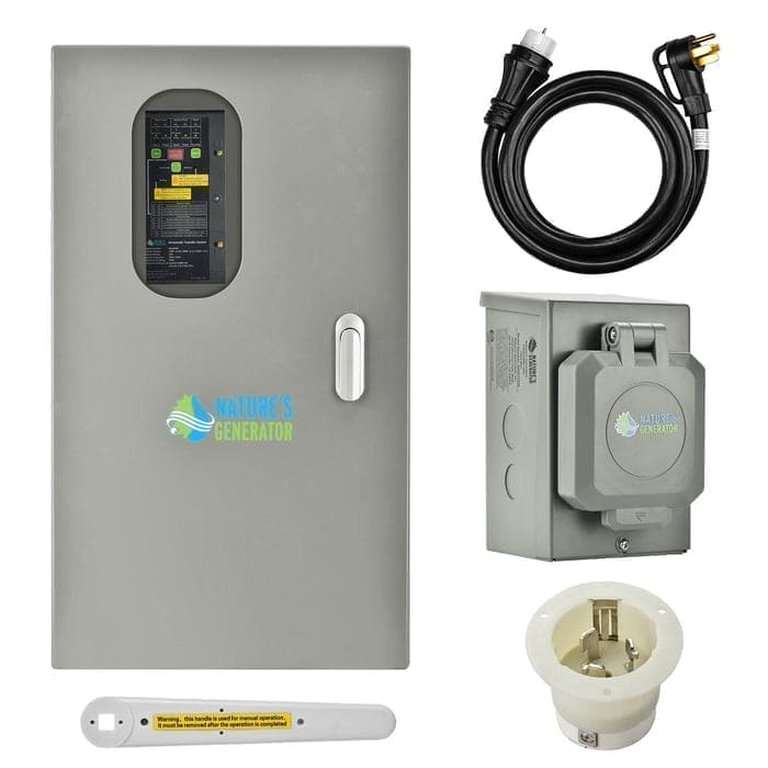 Nature's Generator Lithium 6000 and Transfer Switch Nature's Generator