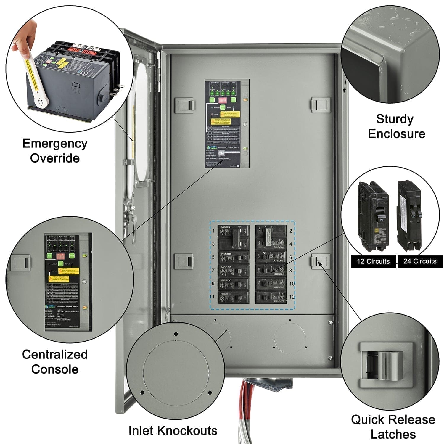 50A Automatic Generator Transfer Switch Nature's Generator