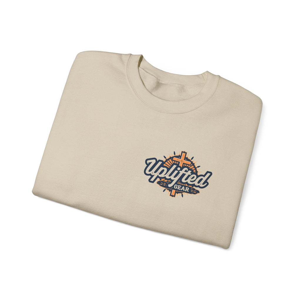 Uplifted Gear Christian Logo Sweatshirt Printify