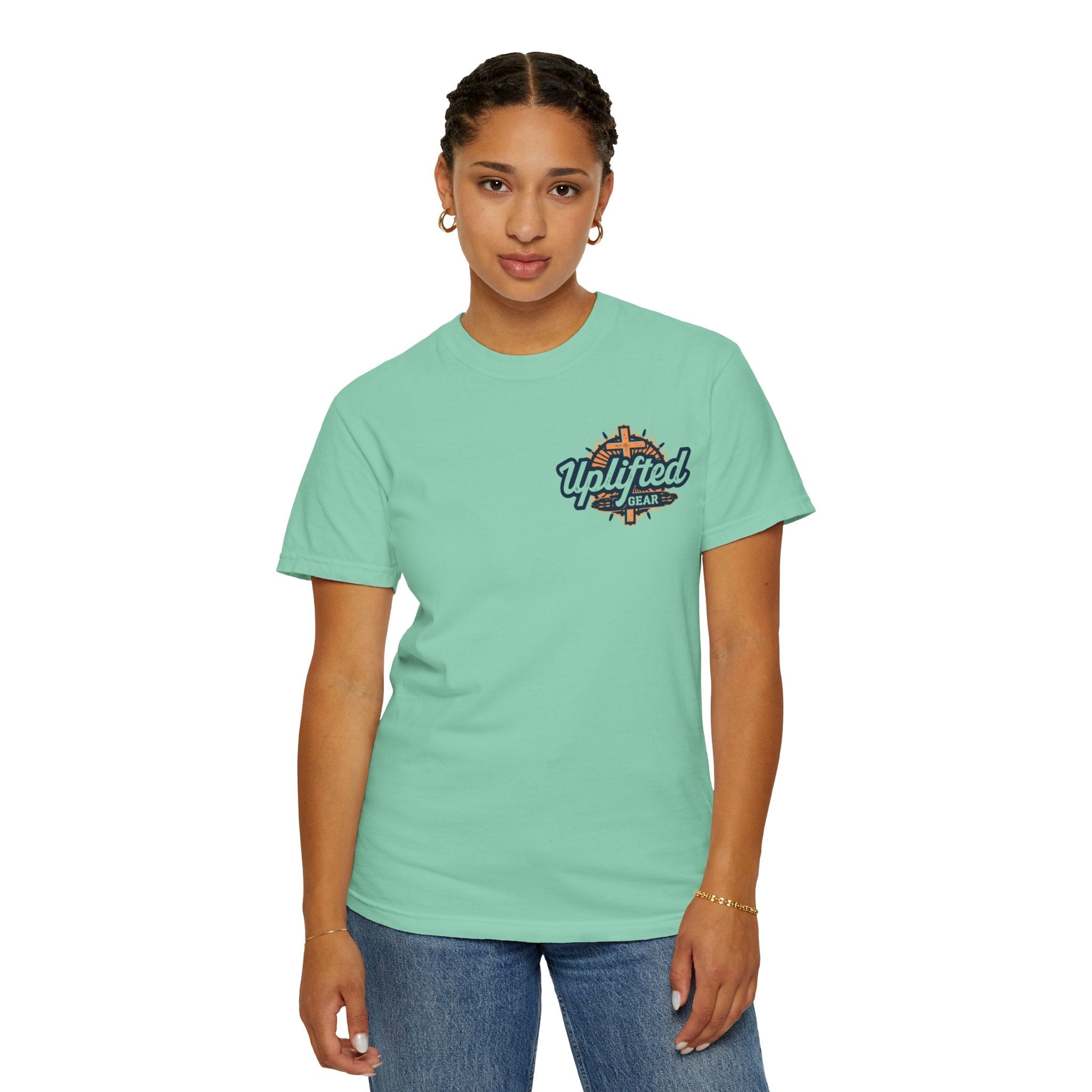 Religious Graphic Armor Of God Design - Unisex Garment-Dyed T-shirt Printify