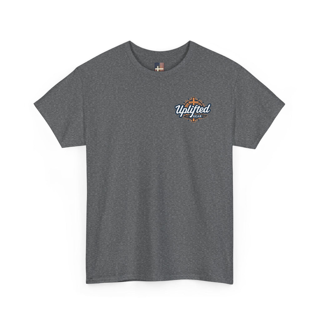 Walk By Faith Footprint T-Shirt Printify
