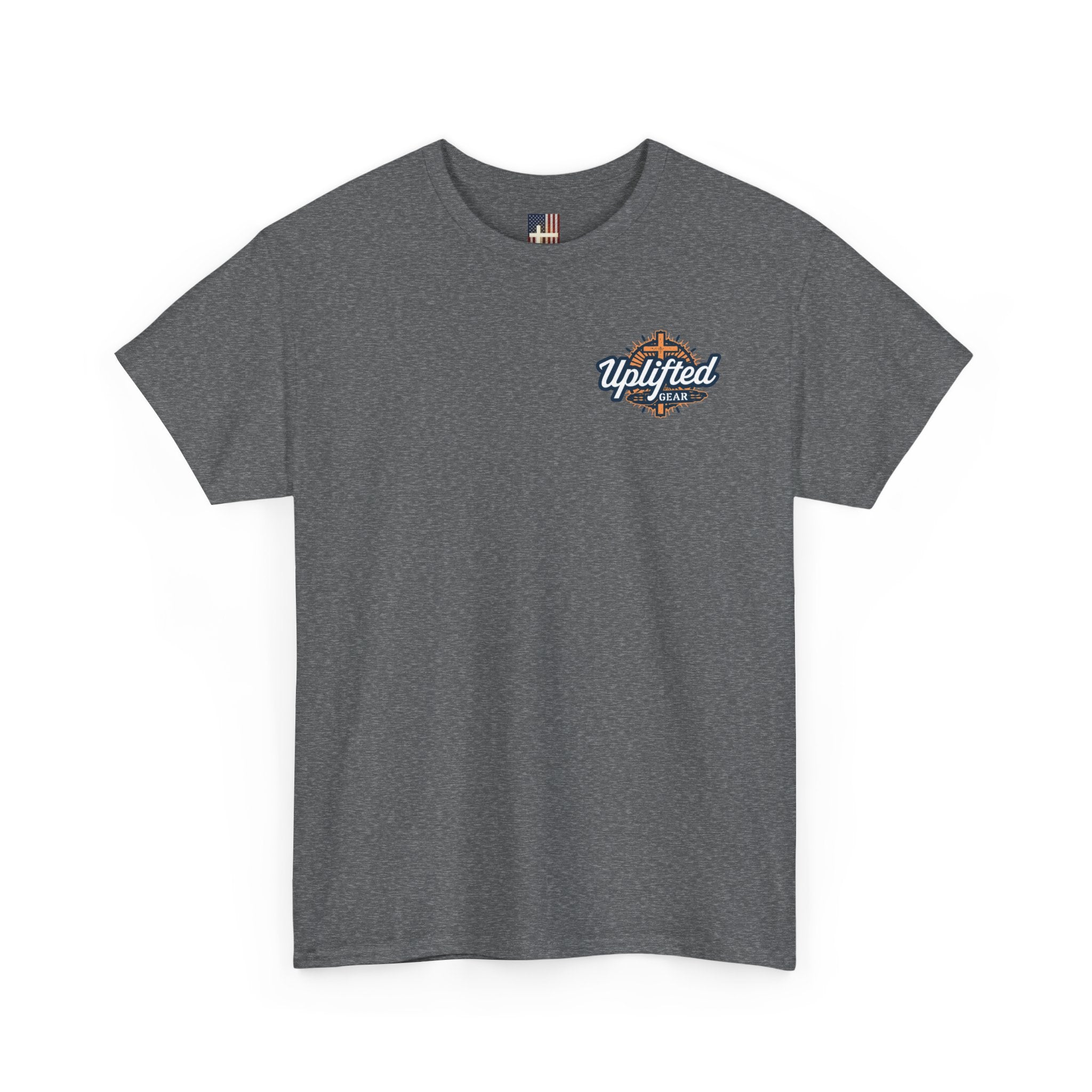 Walk By Faith Footprint T-Shirt Printify