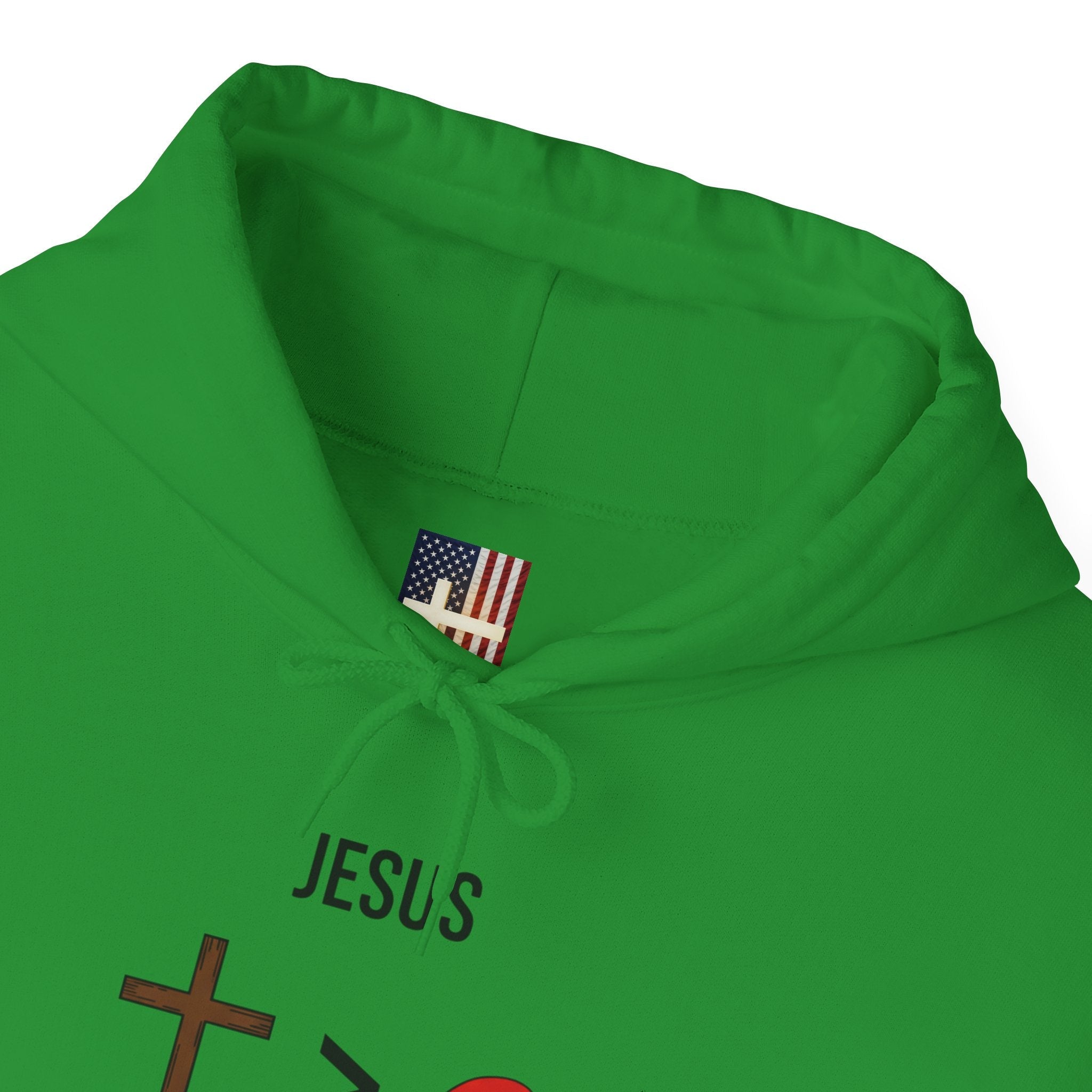 🎄 Jesus > Santa – Minimalist Christian Christmas Hoodie | Bold Faith Over Holiday Tee | Cross vs Santa Hat Design | Uplifted Gear Printify