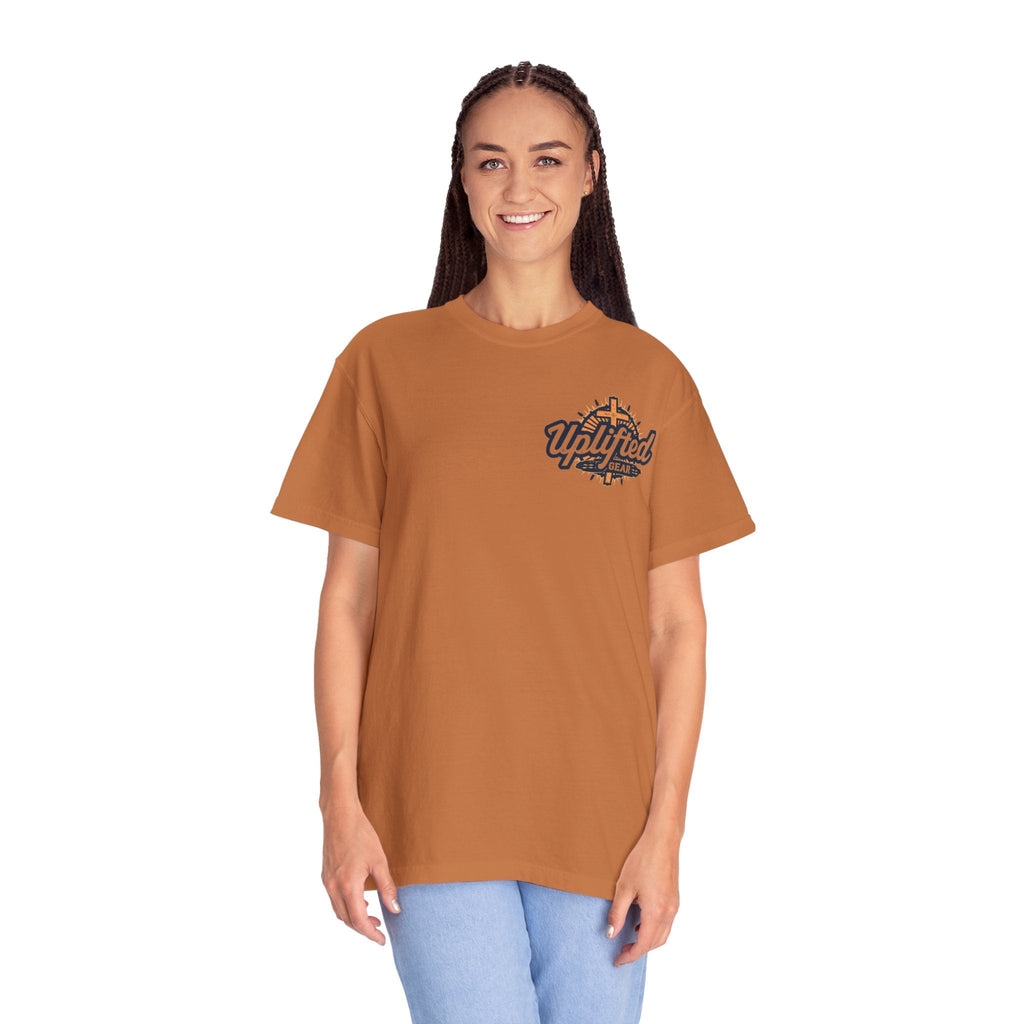 The Greatest Gift T-shirt – Cross Bow Present Christian T-shirt for Christmas Salvation & Eternal Faith Printify