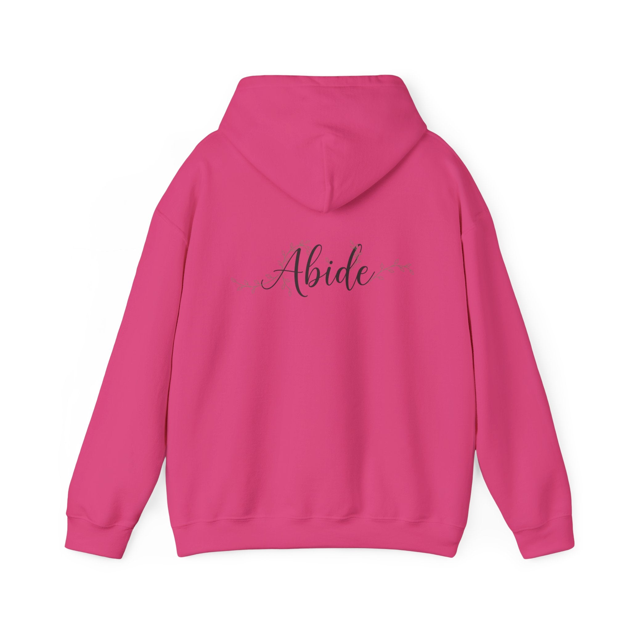 Abide Hoodie – Vine Wrapped John 15:5 Christian Hoodie for Cozy Devotion Printify