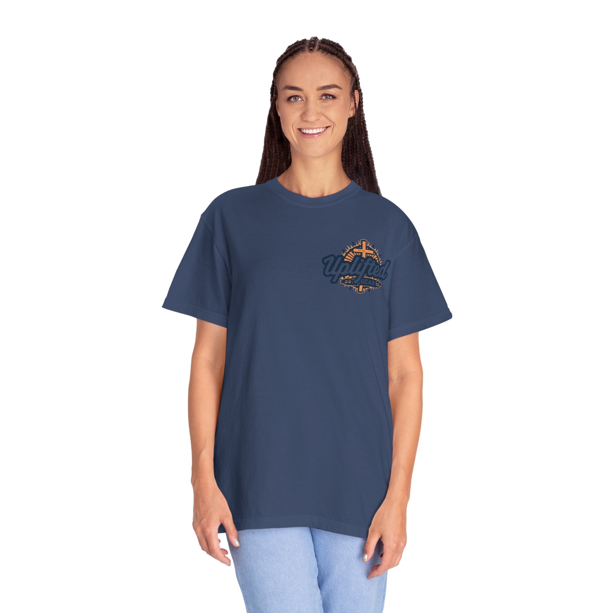 Christ is King T-Shirt – Bold Crown & Cross Christian Tee for Unashamed Faith Printify