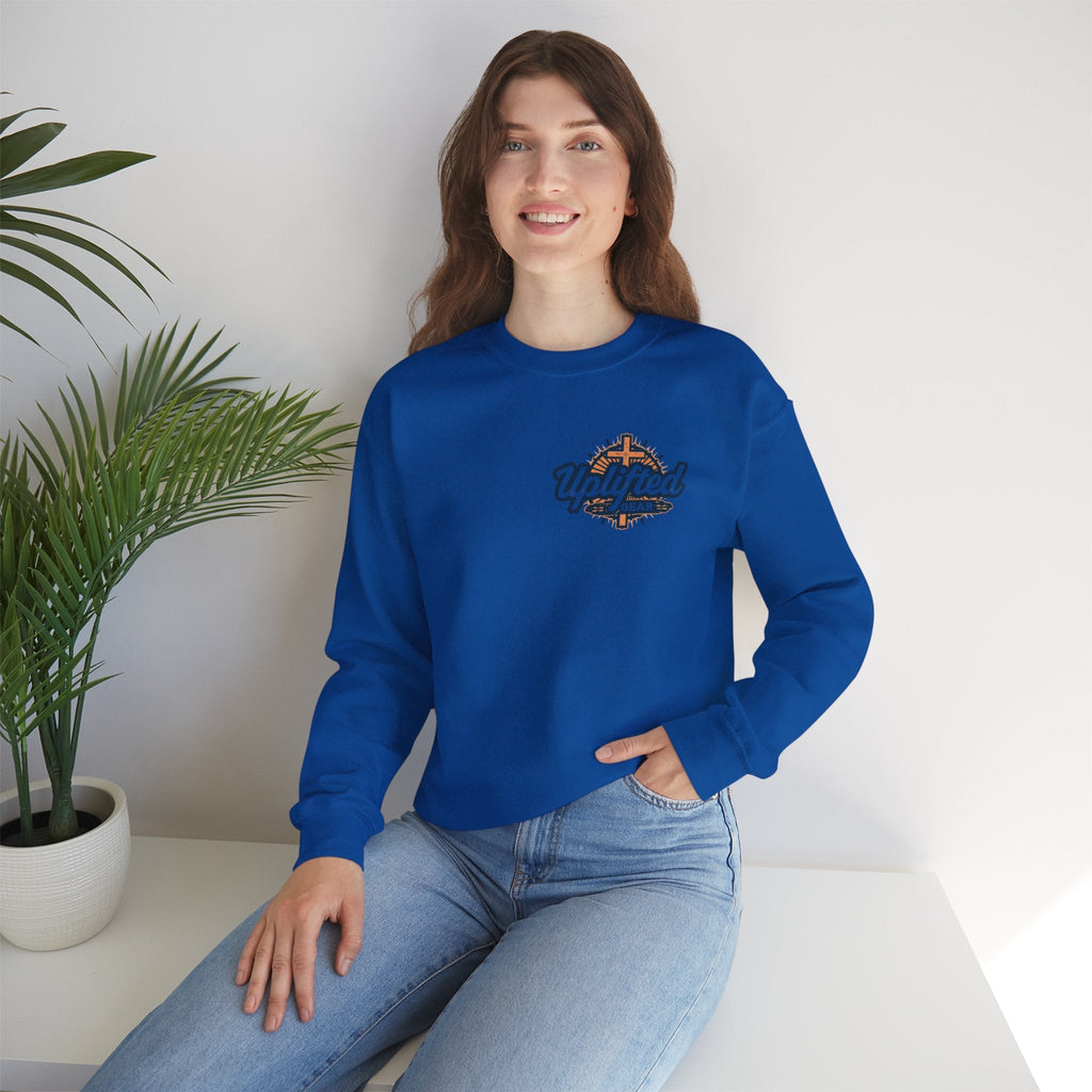 Bible Verse Unisex Heavy Blend™ Crewneck Sweatshirt - Isaiah 41 : 10 Printify