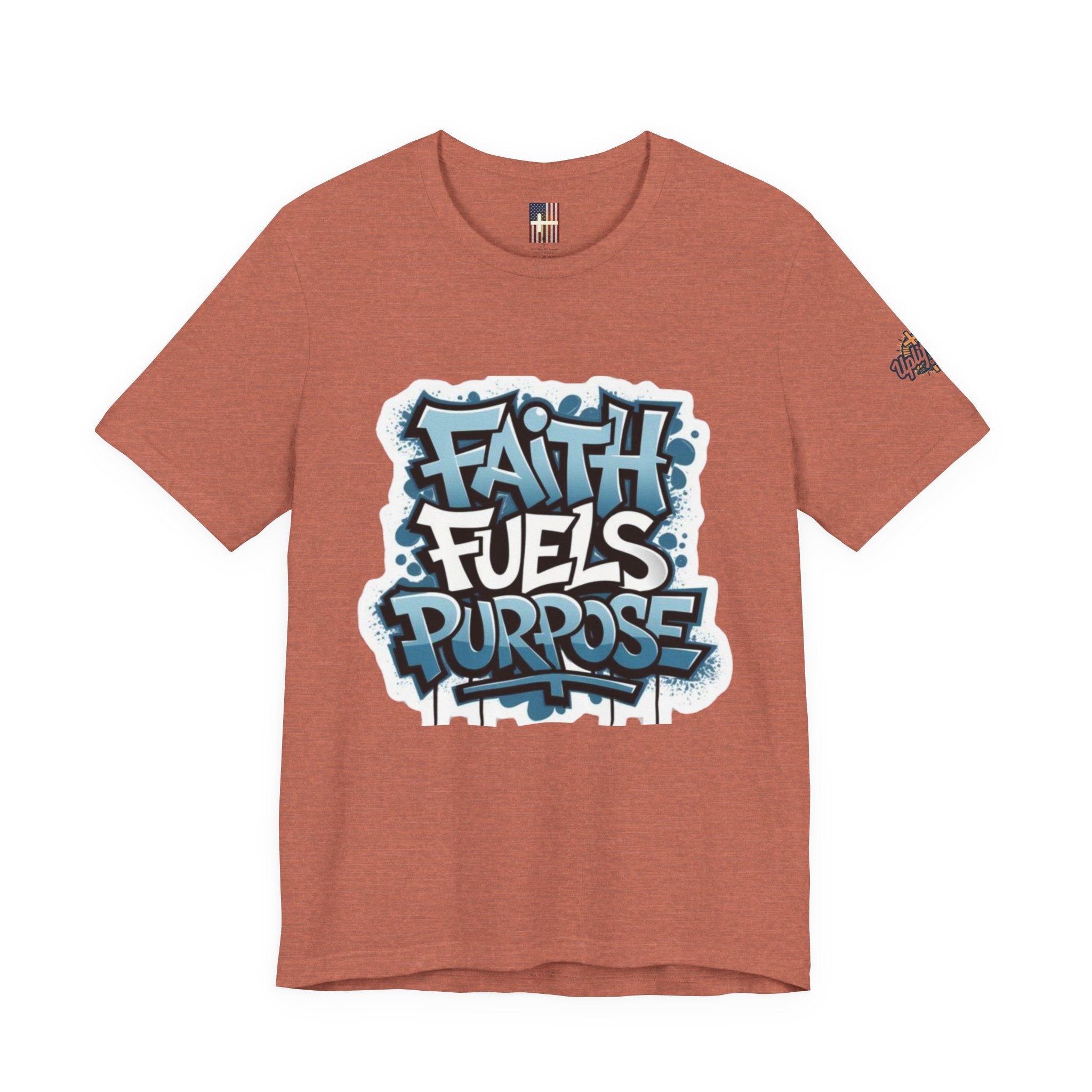 Faith Fuels Purpose T-shirt – Inspirational Christian T-shirt for Divine Drive & Unstoppable Belief Printify