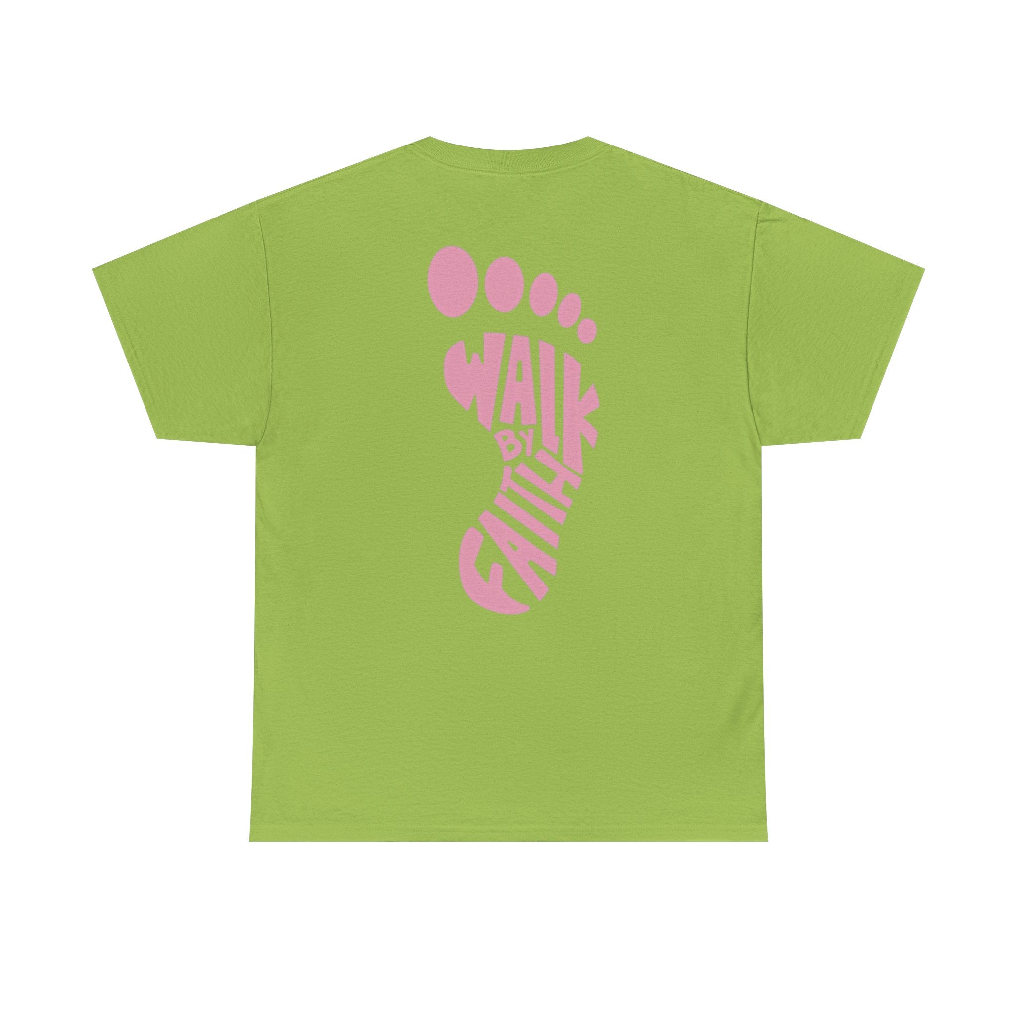 Walk By Faith Footprint T-Shirt