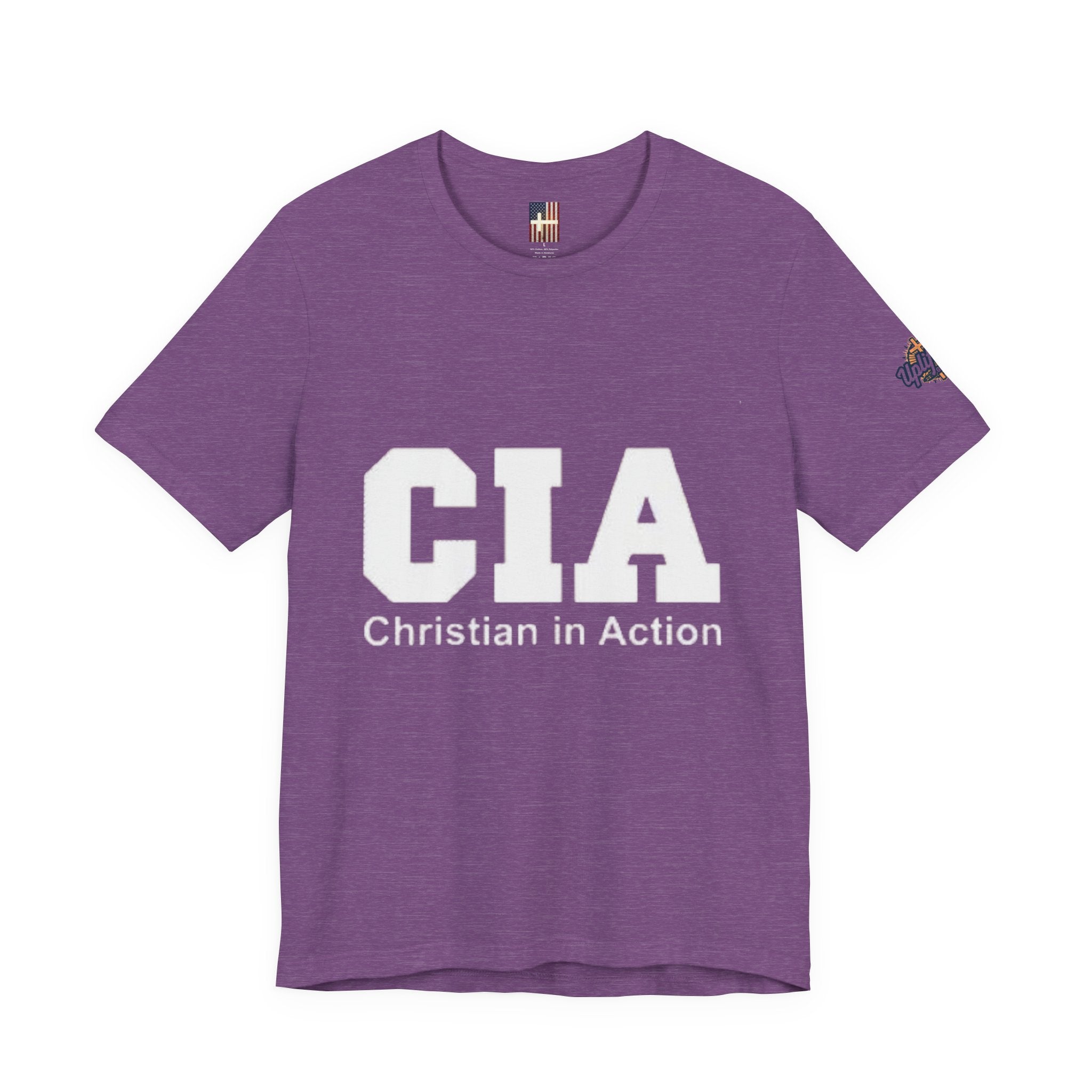 CIA Christian in Action T-shirt - Funny Faith Parody T-shirt - Mission Ready Apparel Printify