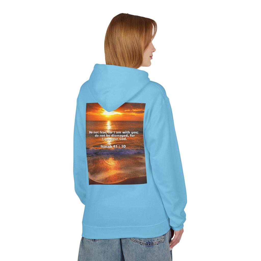 Hoodie - Isaiah 41:10 Bible Verse Religious Design Printify