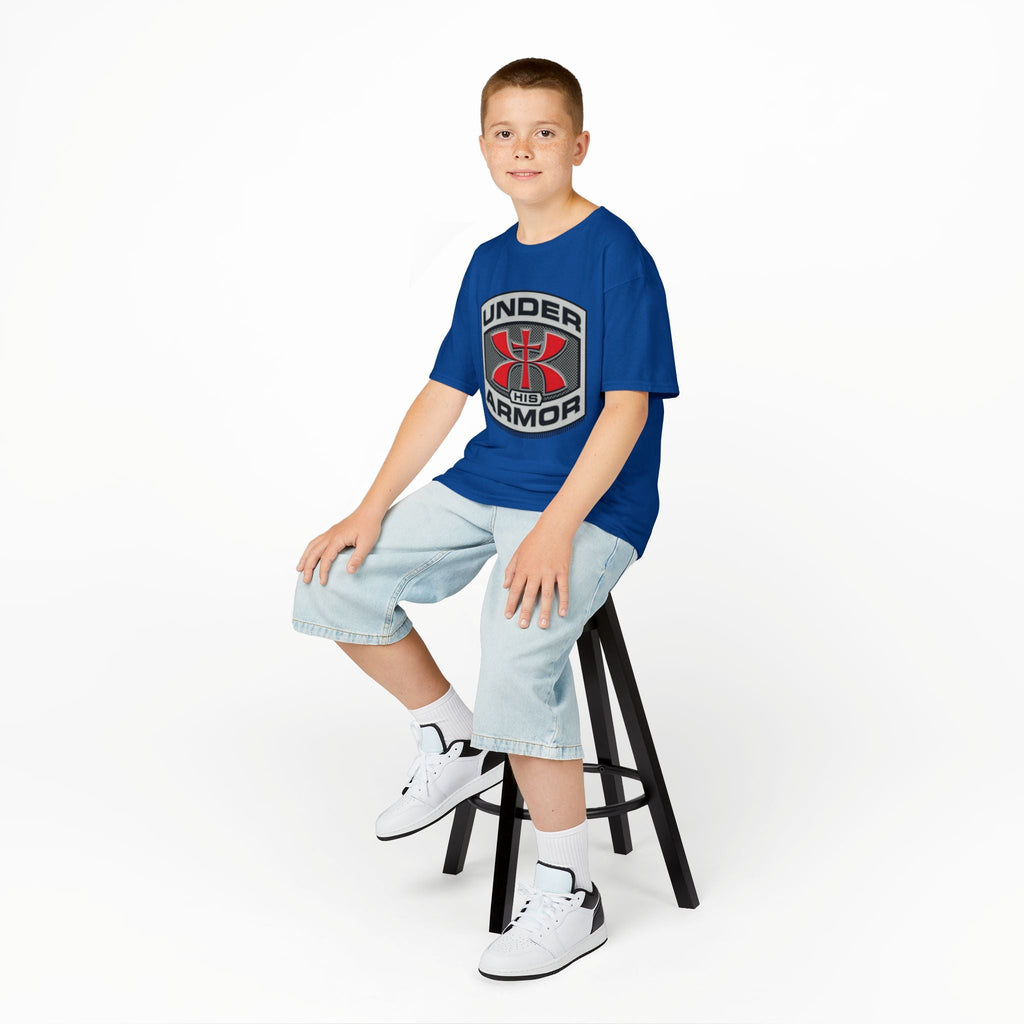 Under HIS Armor Christian T-Shirt — Faith-Inspired Under Armour Style Printify