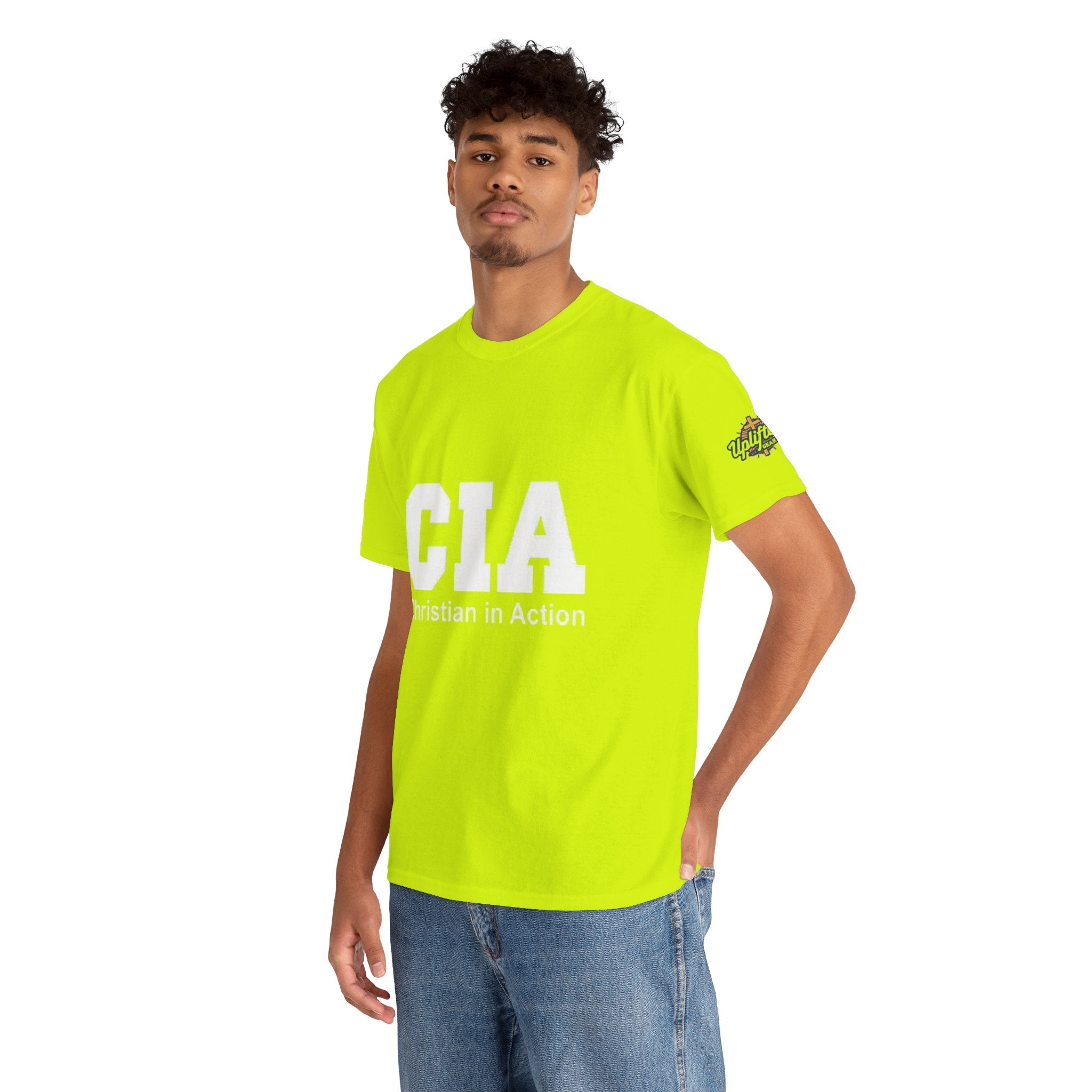 CIA Christian in Action T-shirt - Funny Faith Parody T-shirt - Mission Ready Apparel Printify