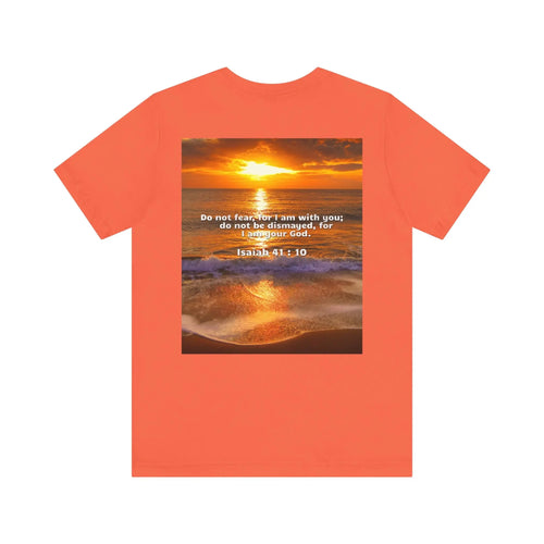 Bible Verse Unisex - Isaiah 41 : 10 Jersey Short Sleeve Tee Printify