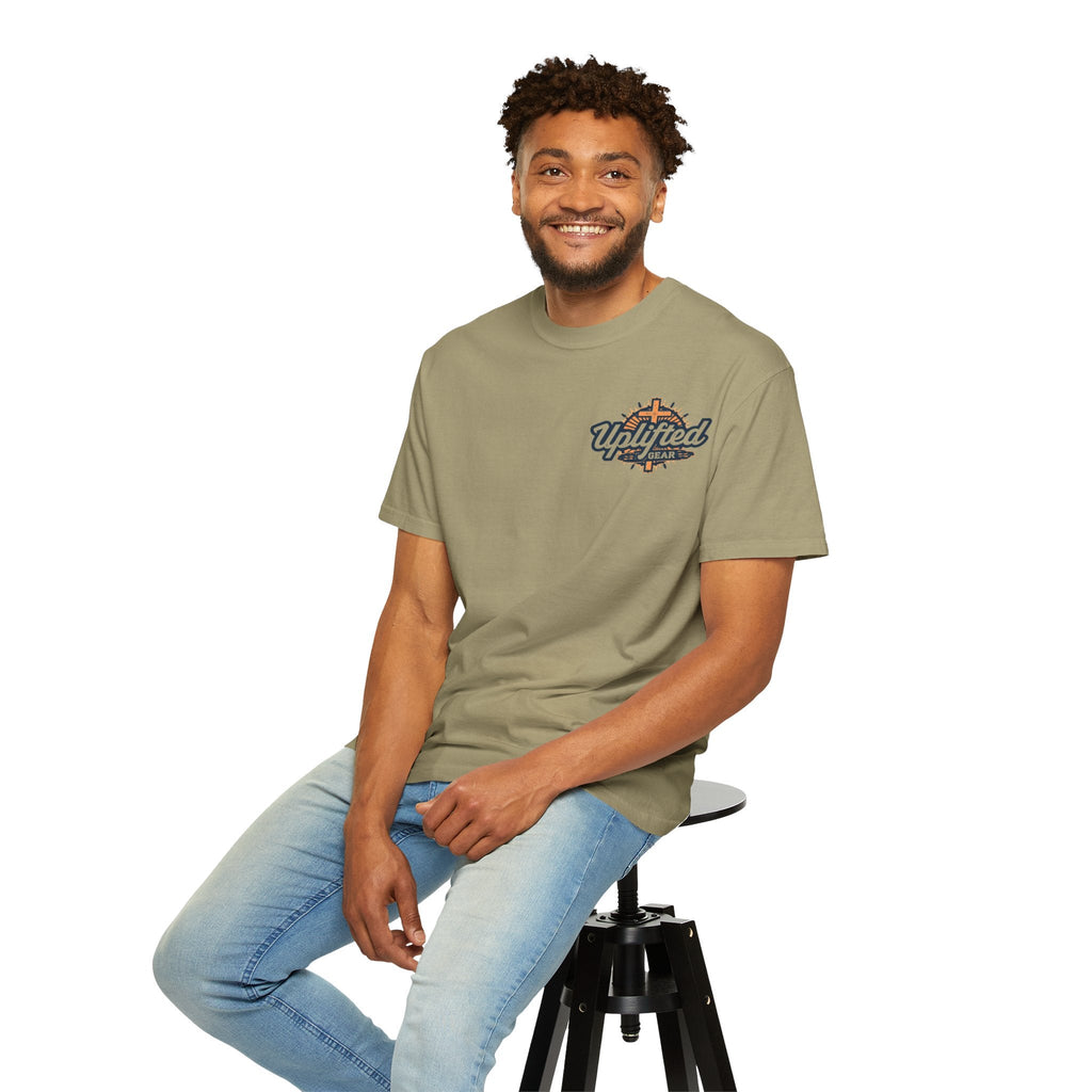 Bible Verse Unisex Garment-Dyed T-shirt -  Philippians 4 : 13 Printify