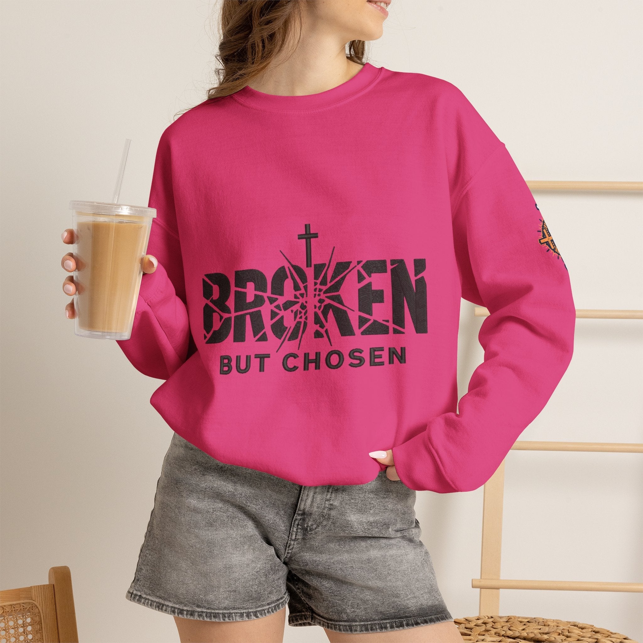 Broken But Chosen Crewneck Sweatshirt