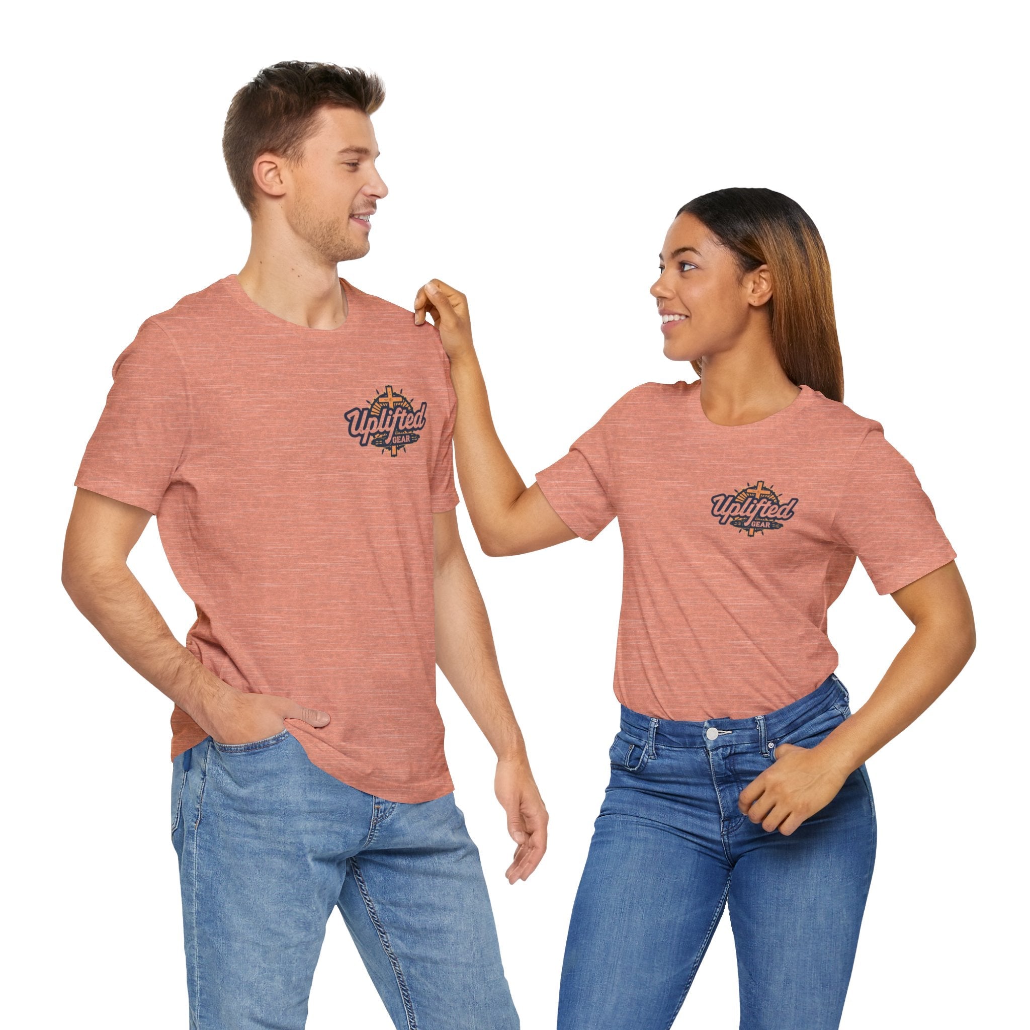 Religious Graphic Tee with Armor Of God Design Unisex Jersey Short Sleeve Tee Printify
