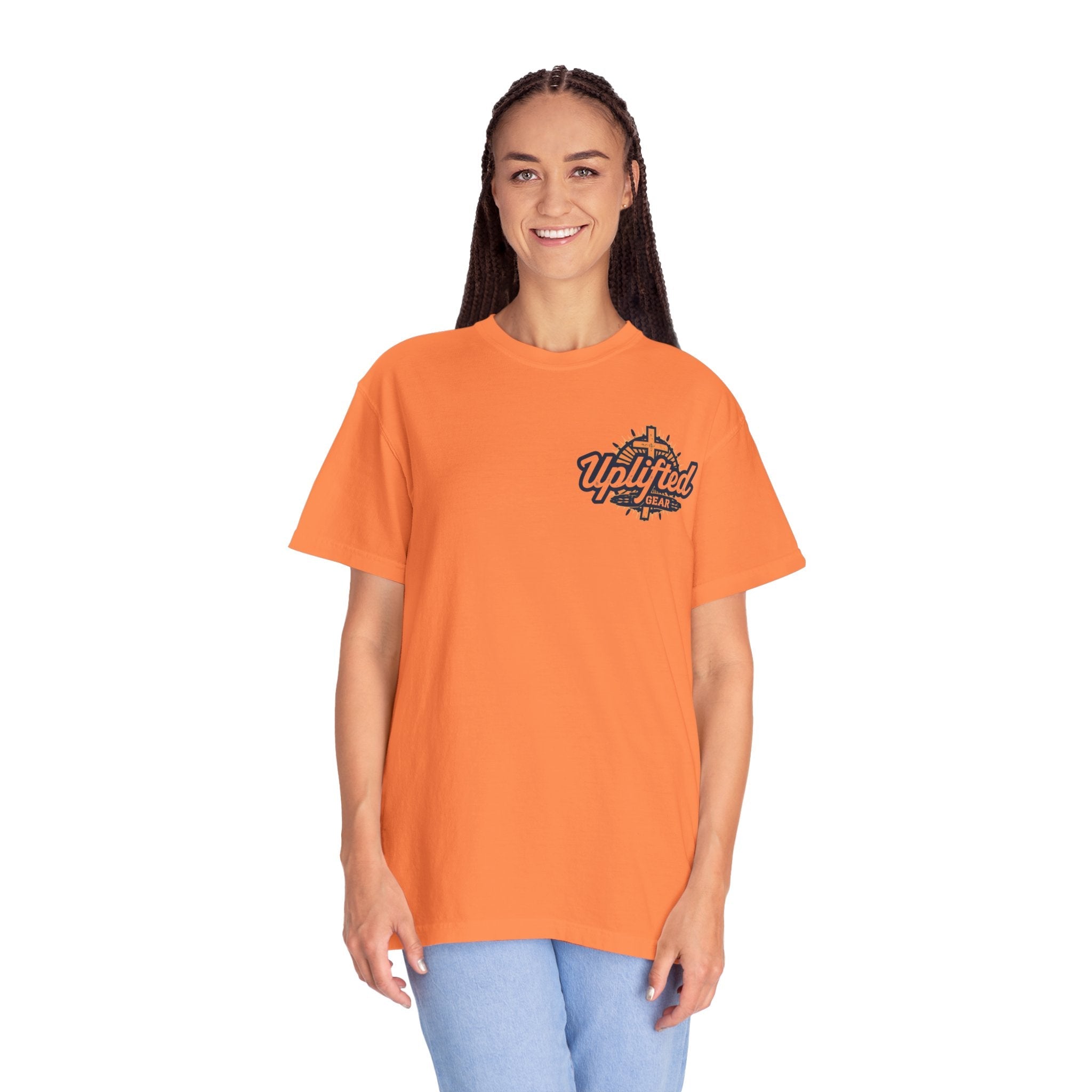 Religious Graphic Armor Of God Design - Unisex Garment-Dyed T-shirt Printify